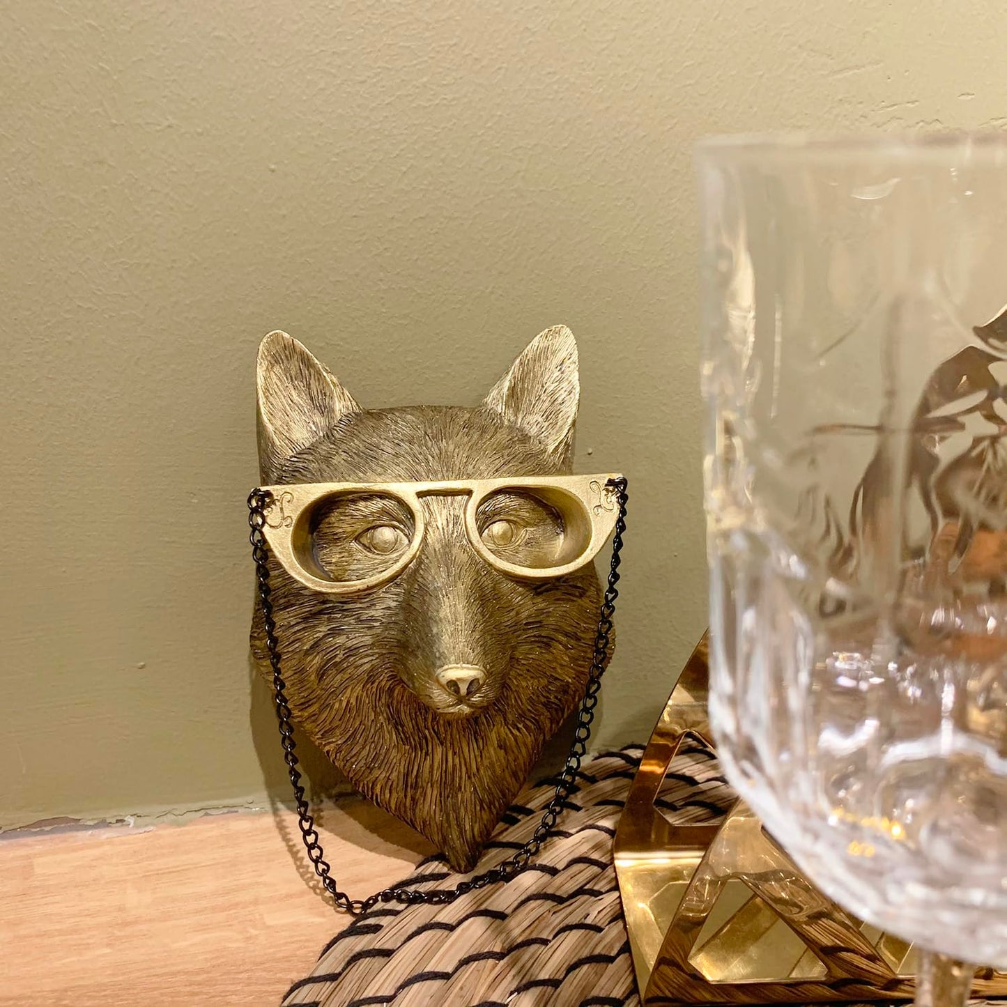 Faux Head Wall Decor - Fox