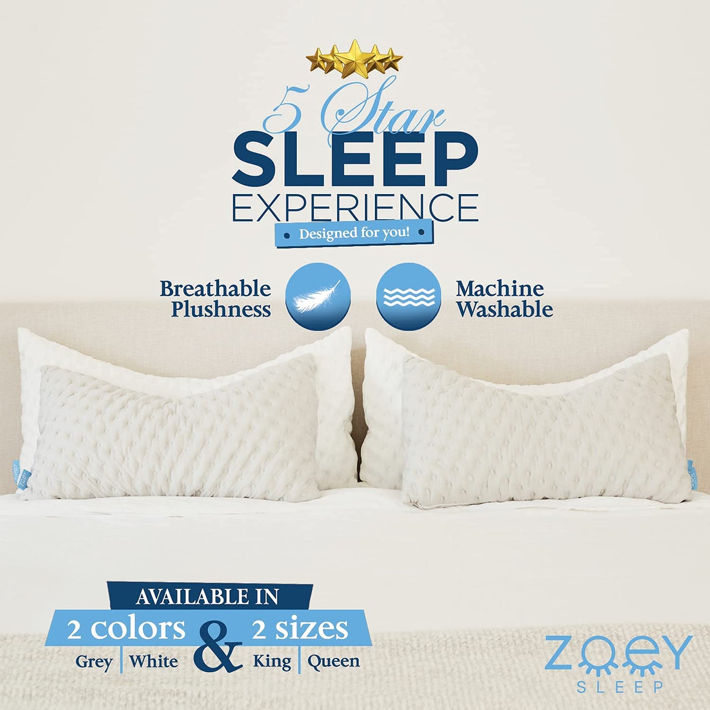 Side Sleep Pillow for Neck Pain