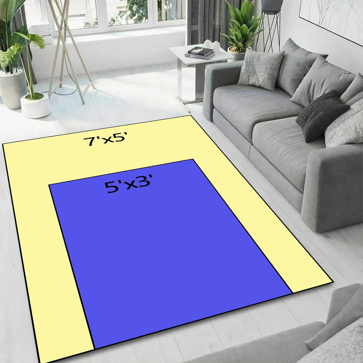 3D Lava Rug - Optical Illusion Carpet for Living Room