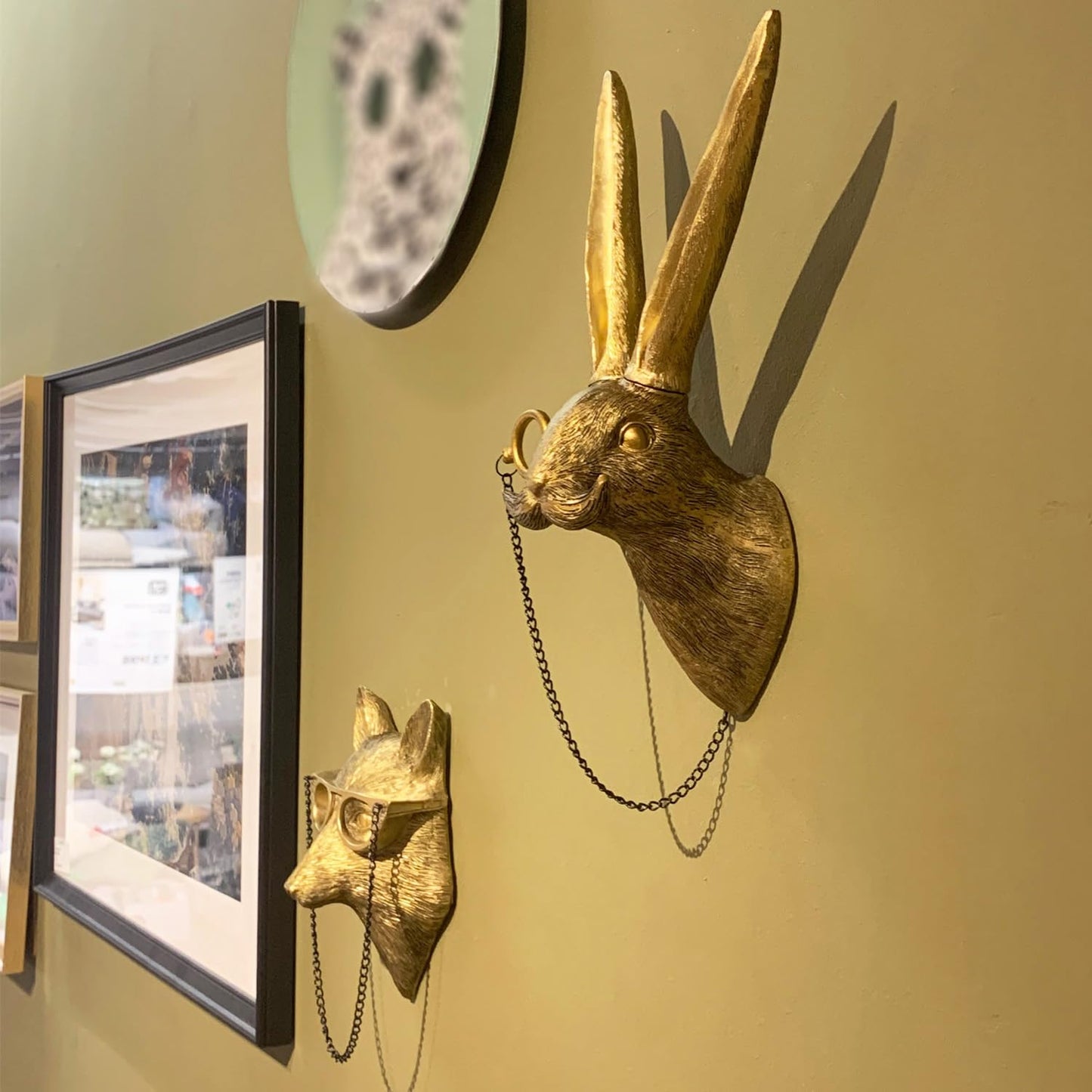 Faux Head Wall Decor - Fox
