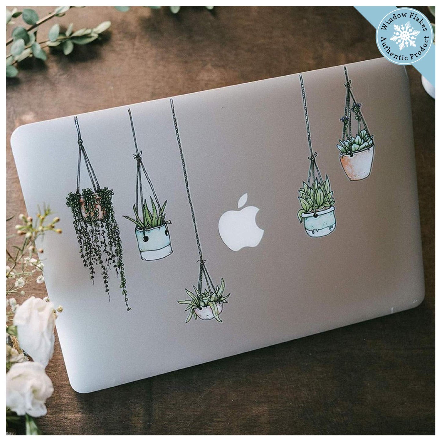 Hanging Plant Laptop Sticker Pack