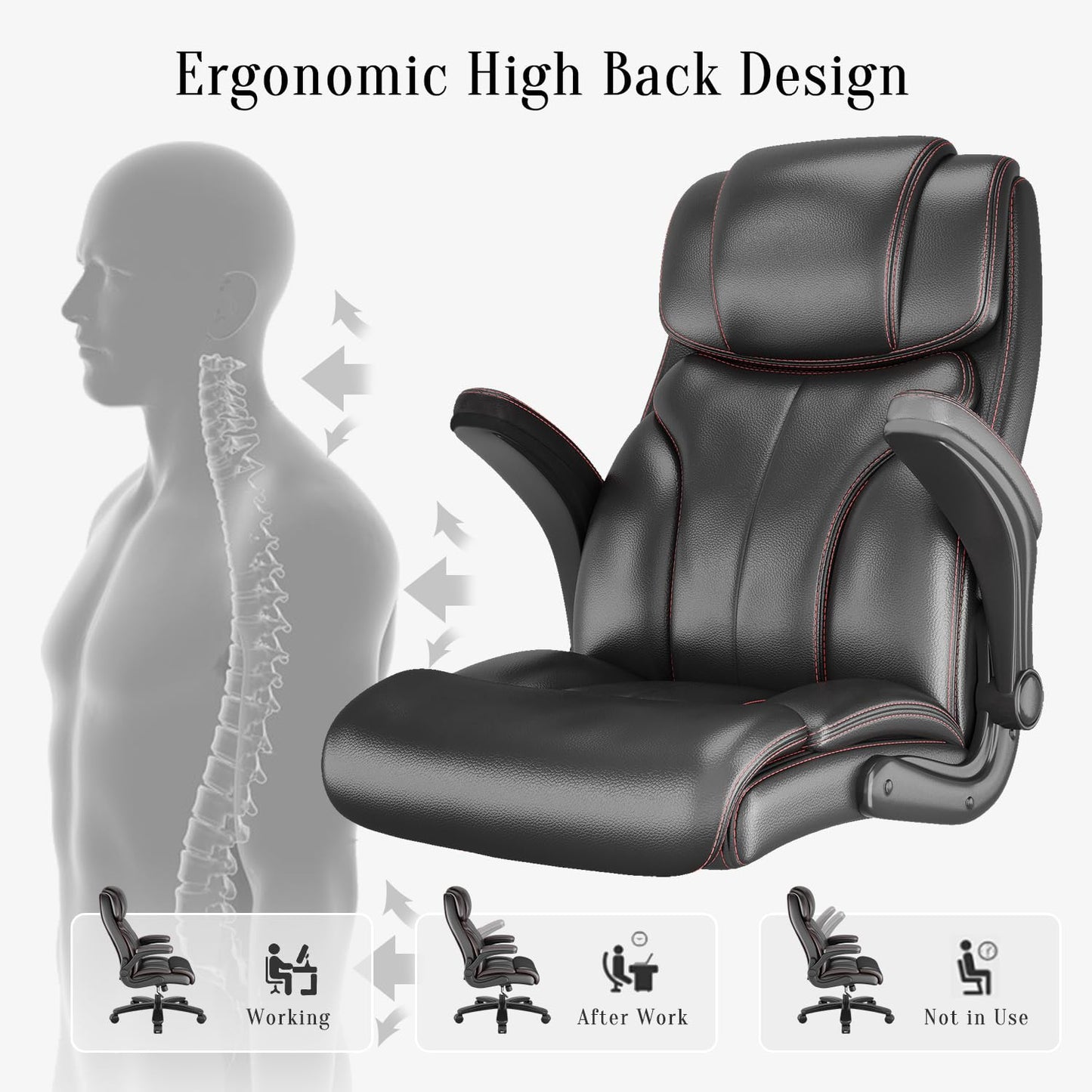 Executive Faux Leather Office Chair
