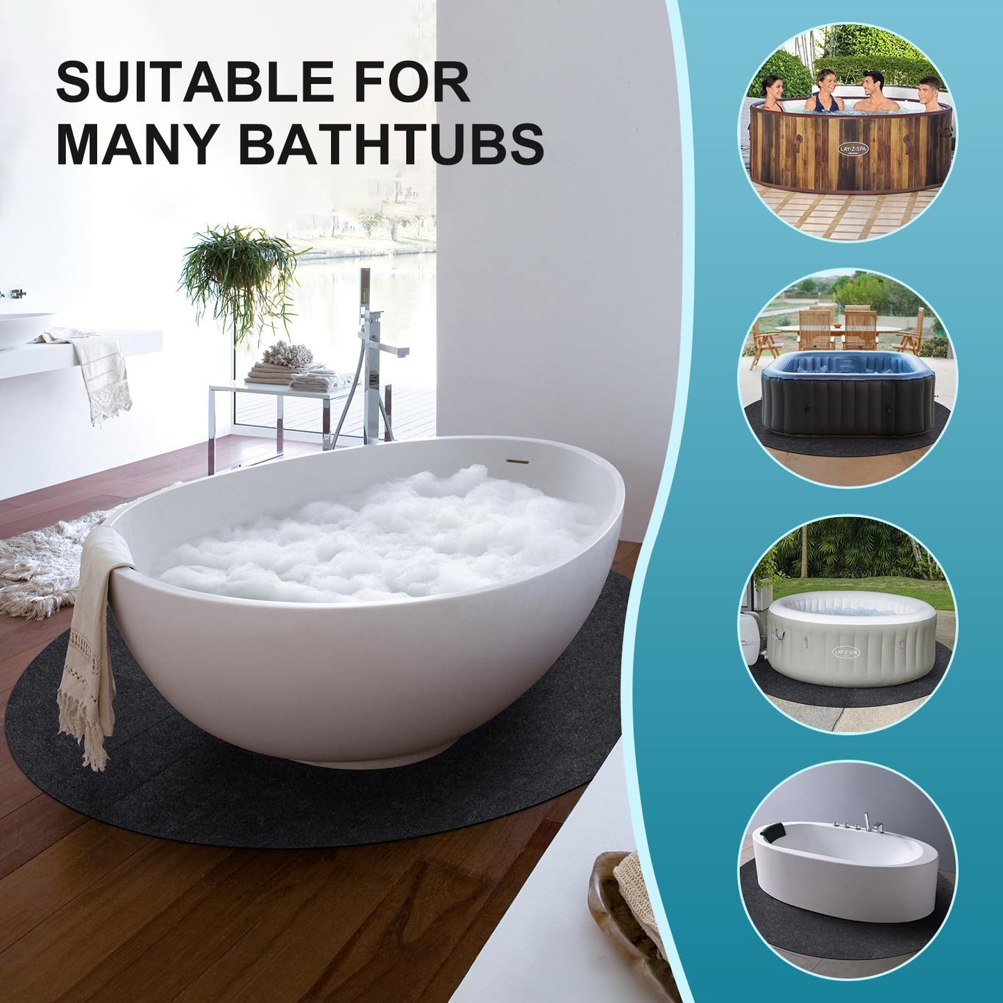 Inflatable Hot Tub Mat