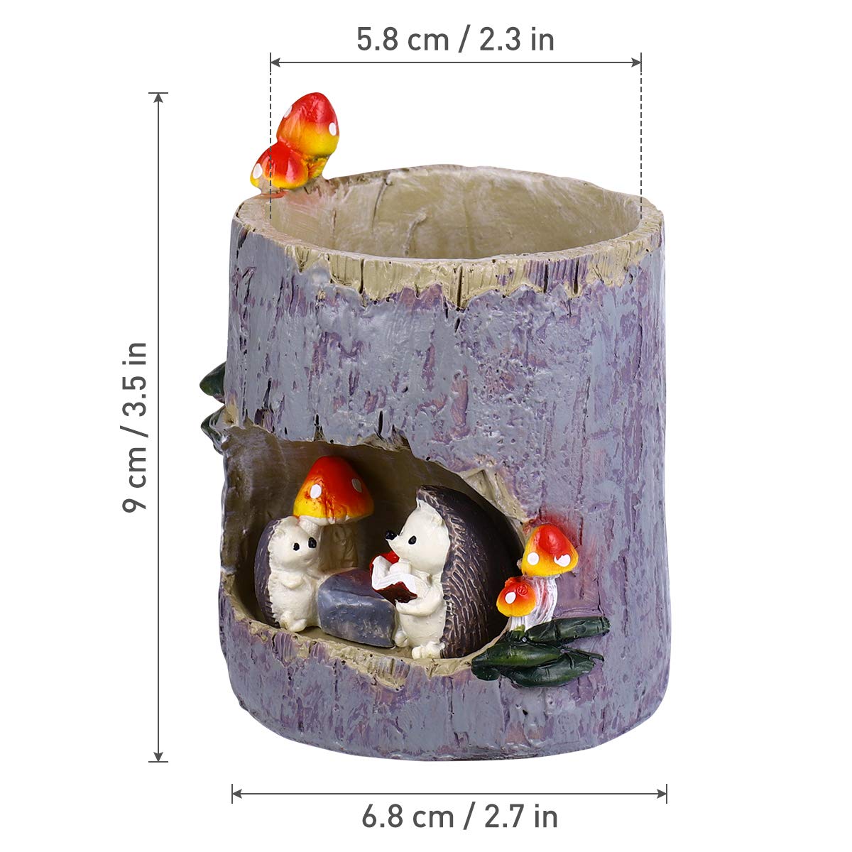 Hedgehog Succulent Planter
