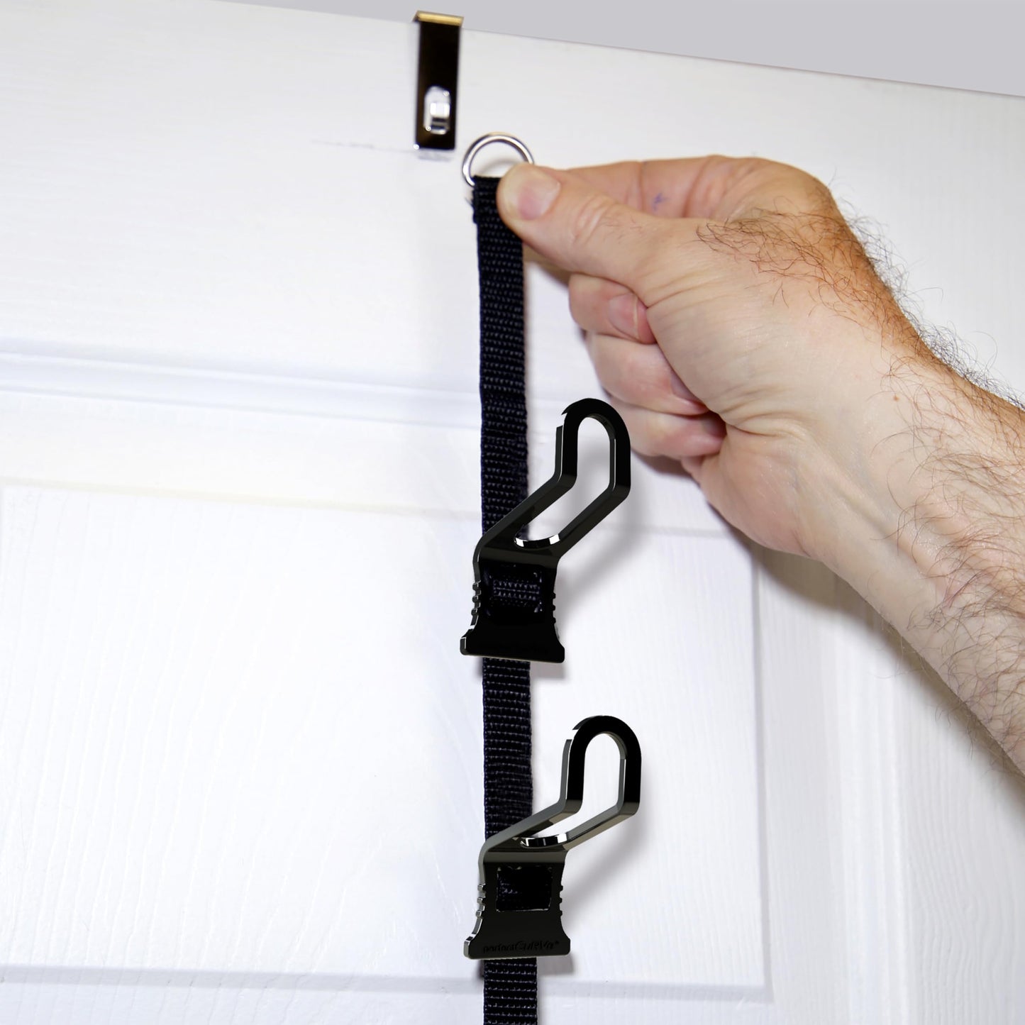 Over-the-Door Adjustable Cap Organizer