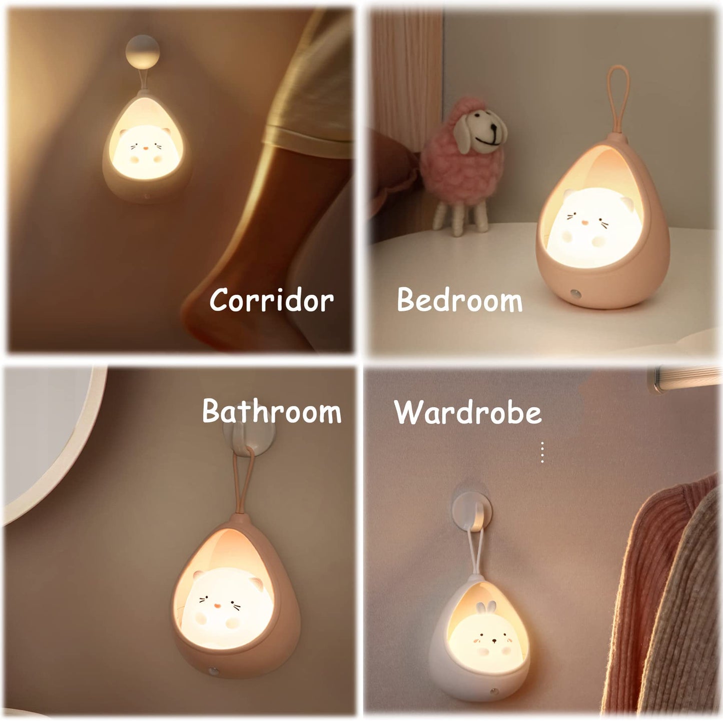 Cute Kitty Motion Sensor Light