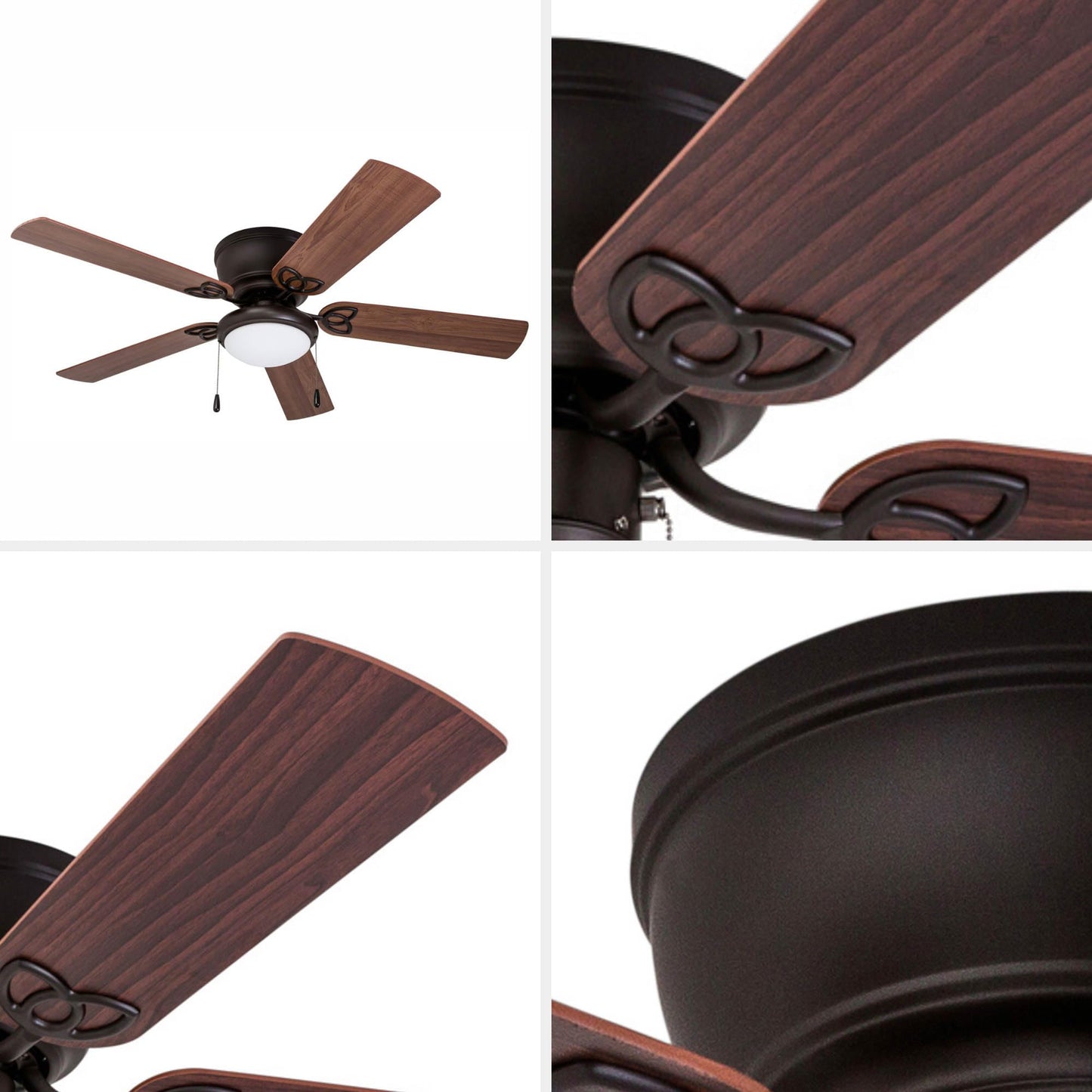 Low-Profile 52-Inch Ceiling Fan