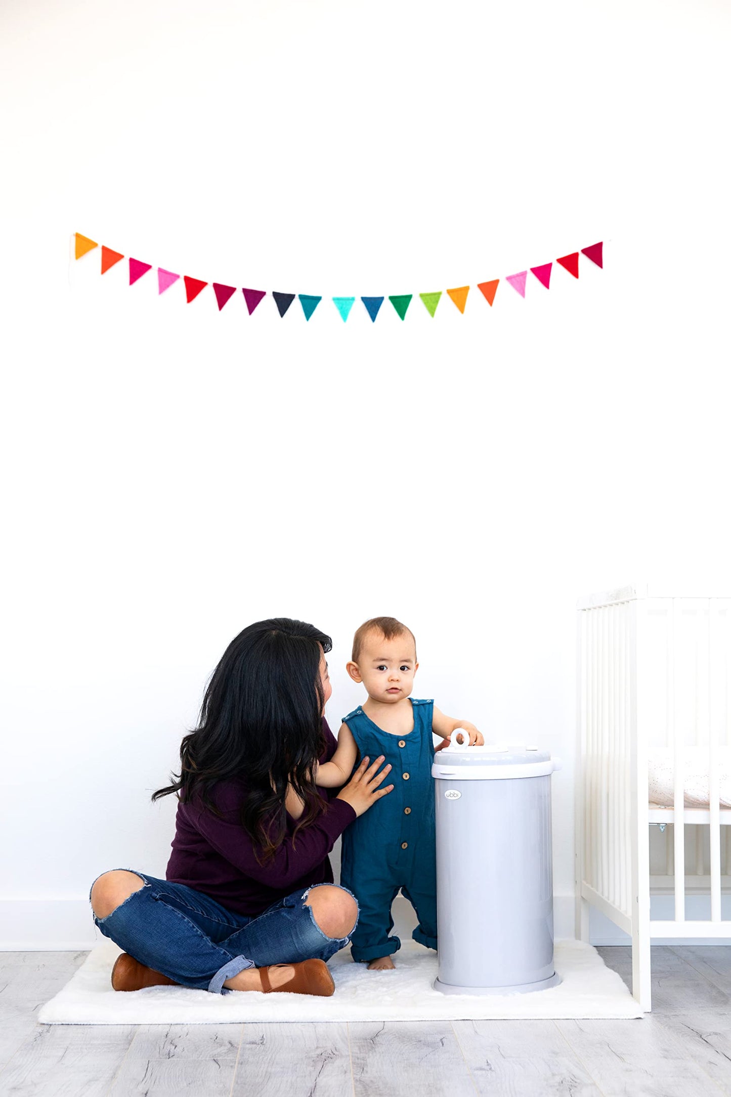 Steel Diaper Pail - Odor Locking