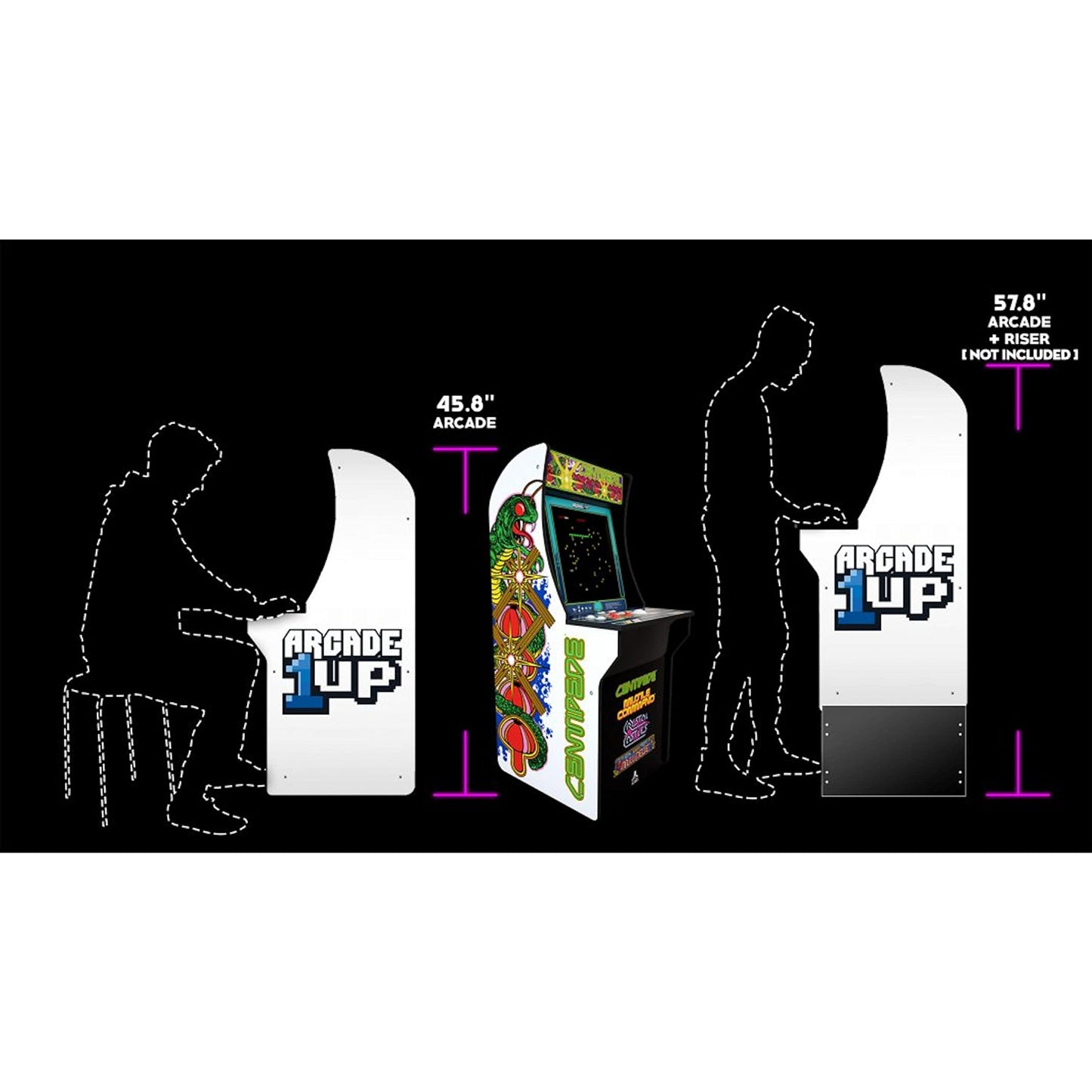 Arcade1Up Street Fighter - Classic 3-in-1 Home Arcade
