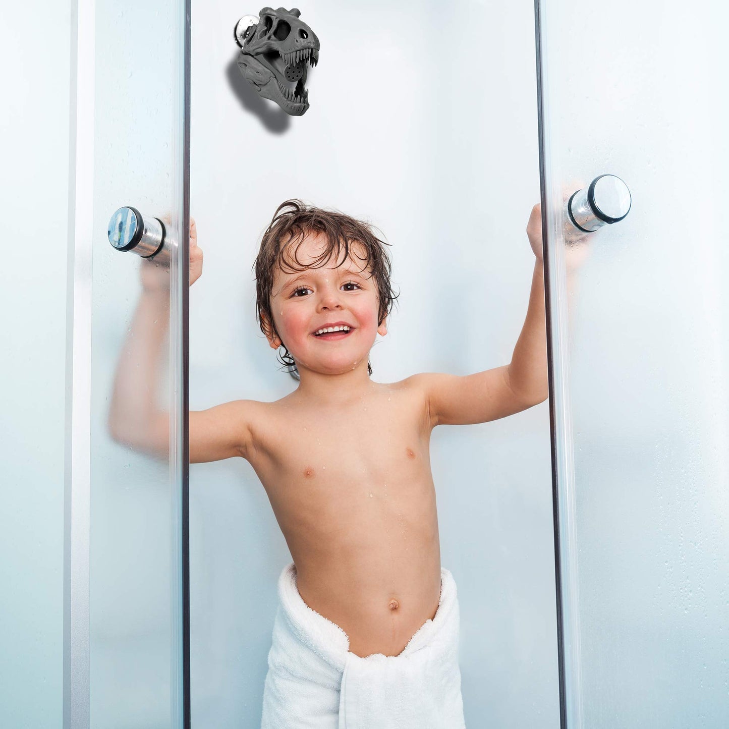 T-Rex Shower Head: Prehistoric Bath Time Adventure