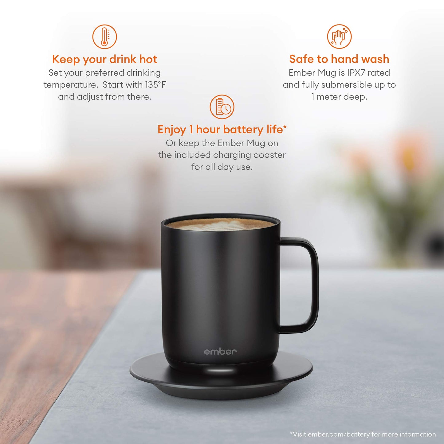 Ember Temperature Control Smart Mug - Black