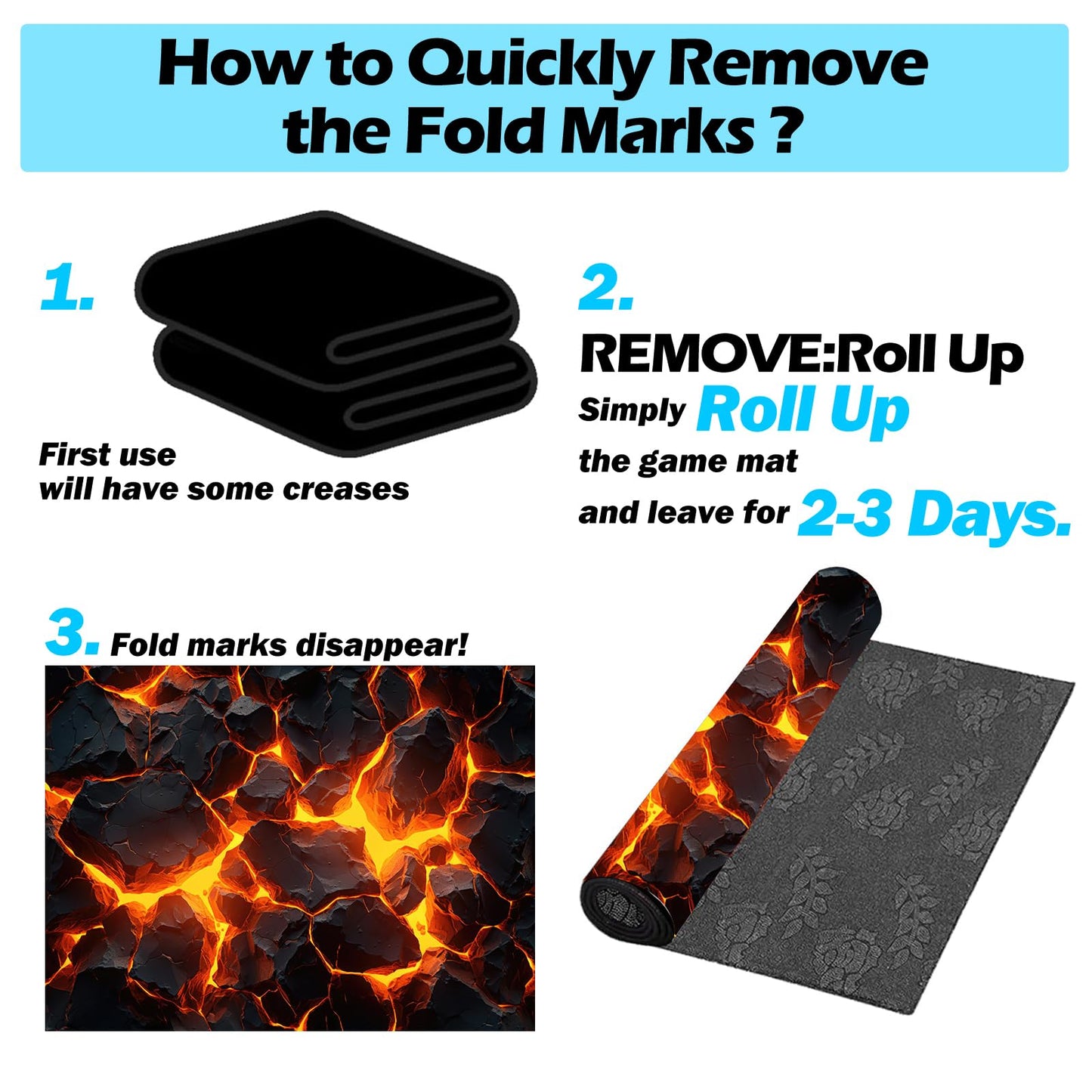 3D Lava Rug - Optical Illusion Carpet for Living Room