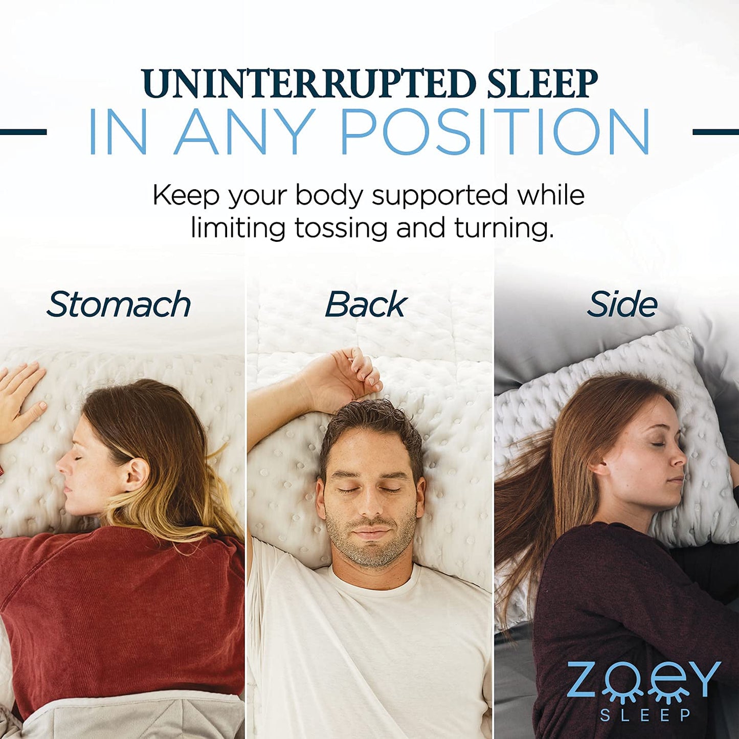Side Sleep Pillow for Neck Pain