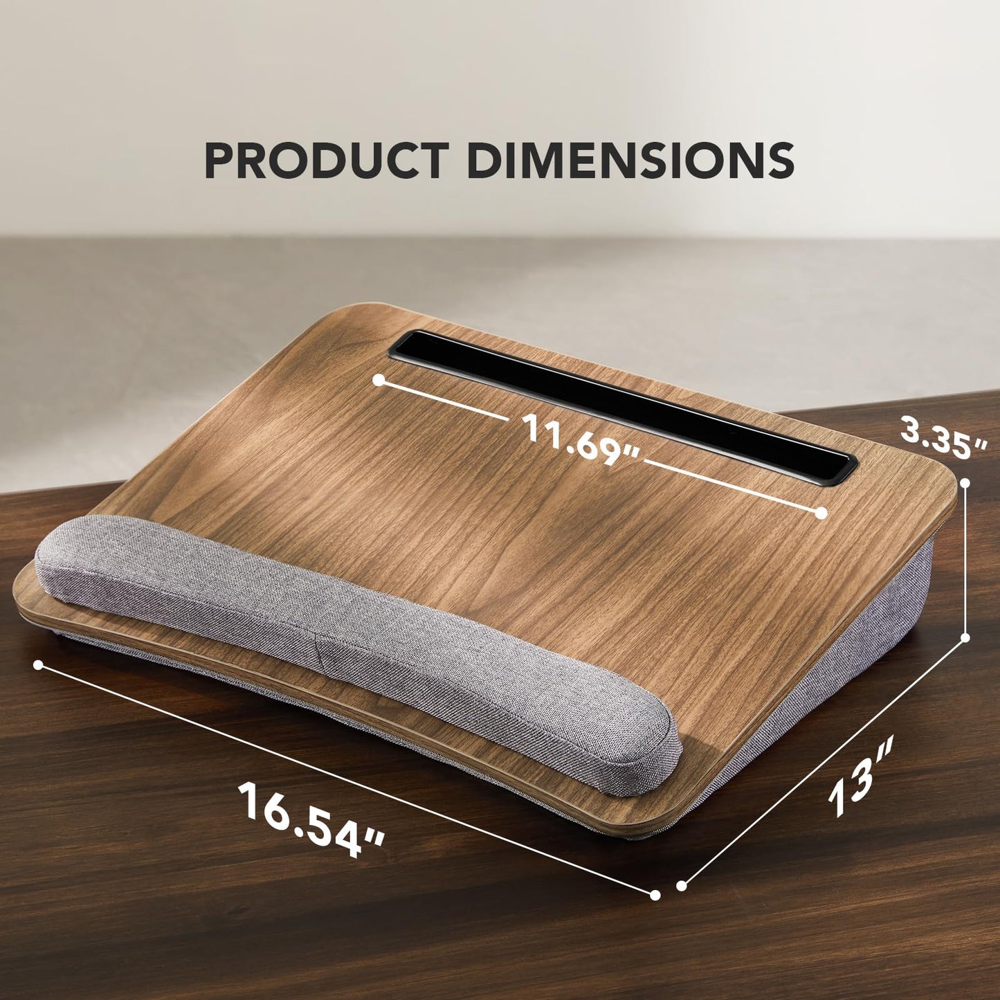Portable Lap Laptop Desk with Cushion