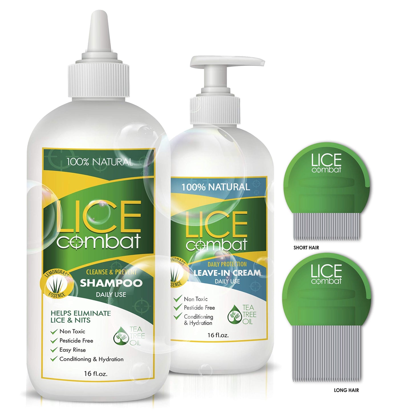 Lice Treatment Kit with Natural Ingredients