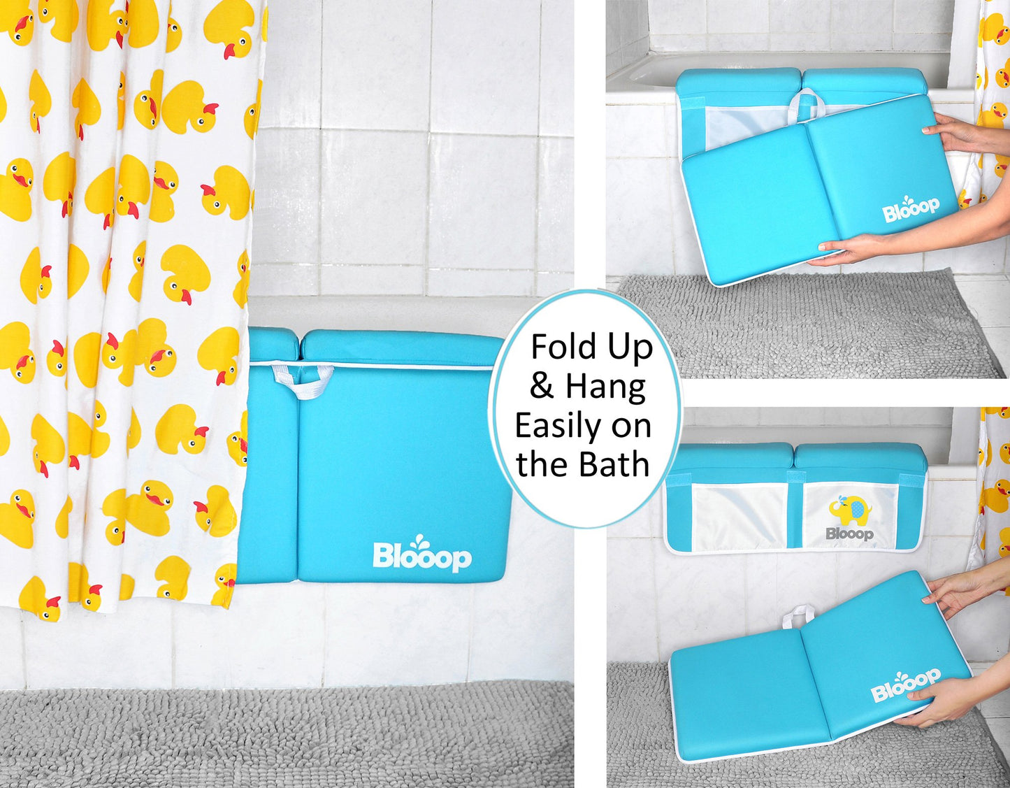 Bath Kneeler with Elbow Rest Pad