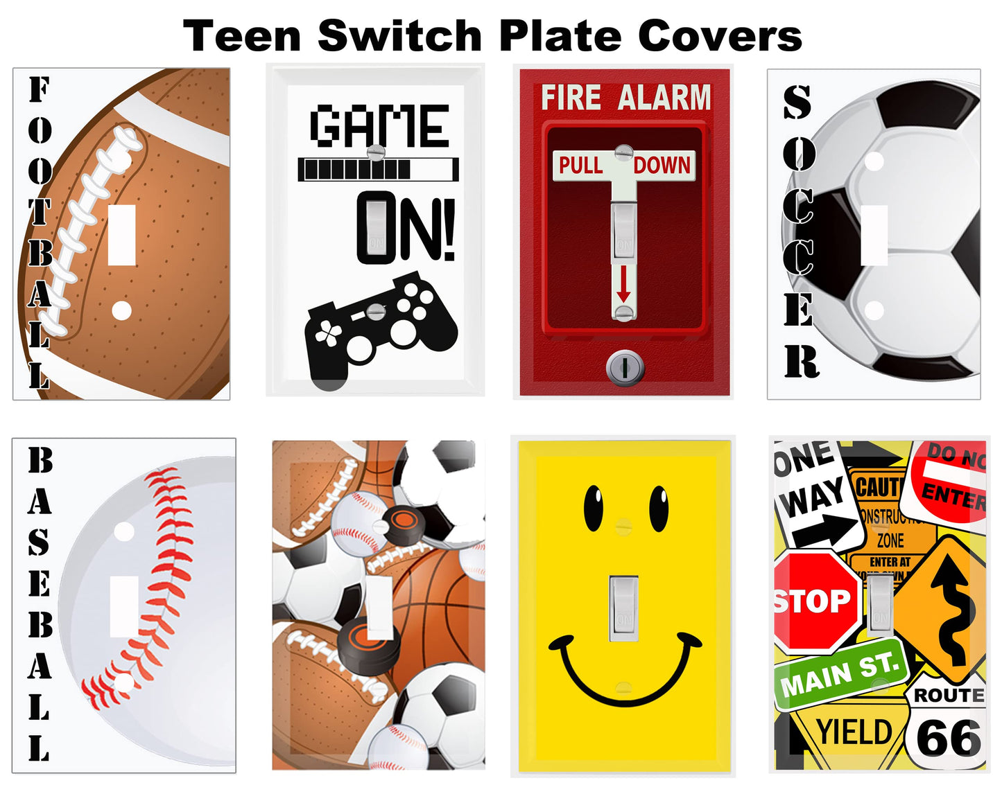 Fire Alarm Light Switch Plate Cover