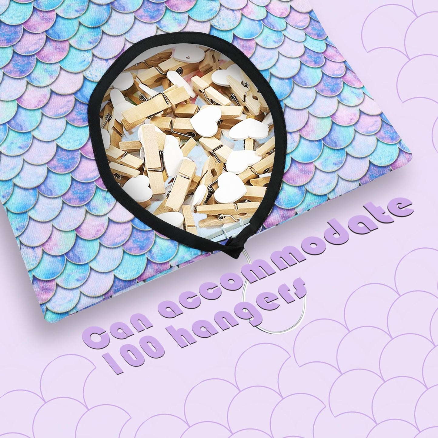 Mermaid Clothespin Bag Set