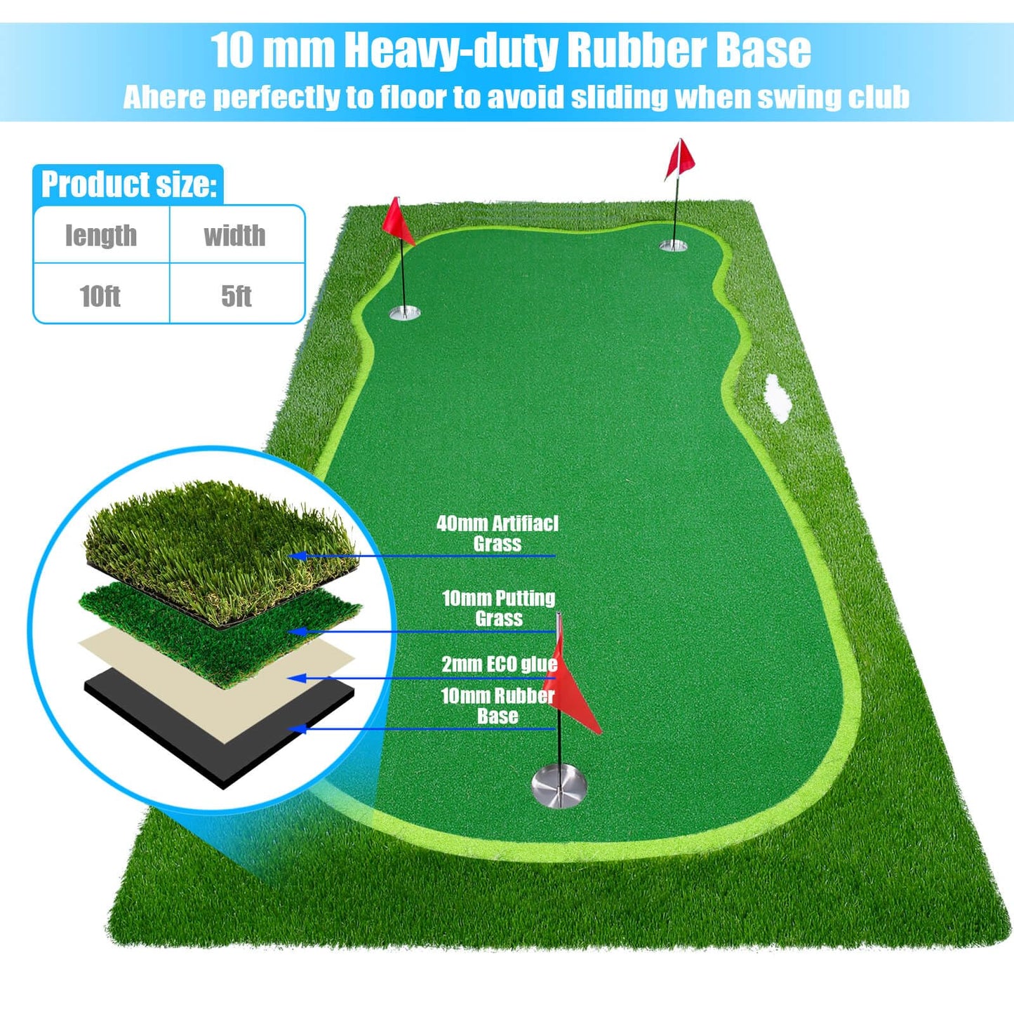 Golf Putting Green/Mat