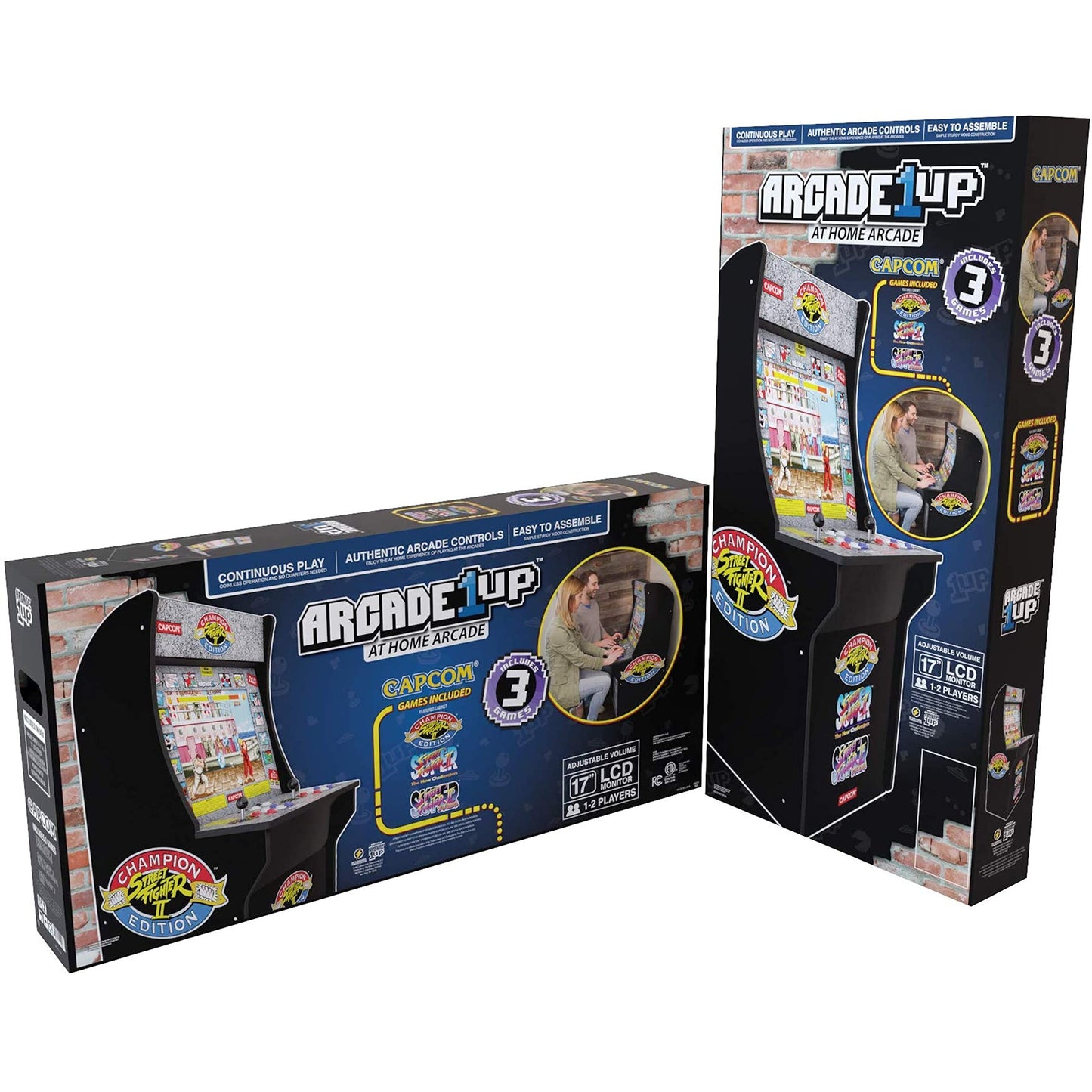 Arcade1Up Street Fighter - Classic 3-in-1 Home Arcade