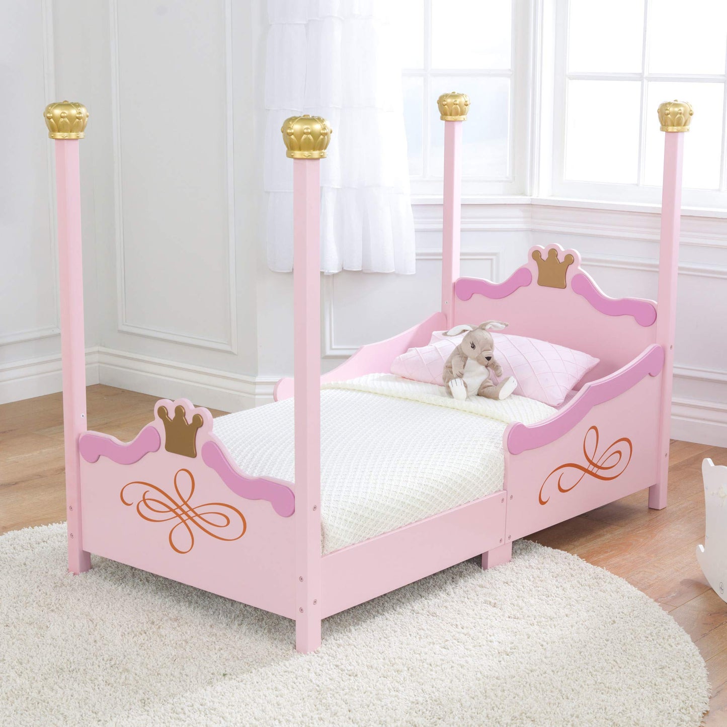 Wooden Princess Toddler Bed