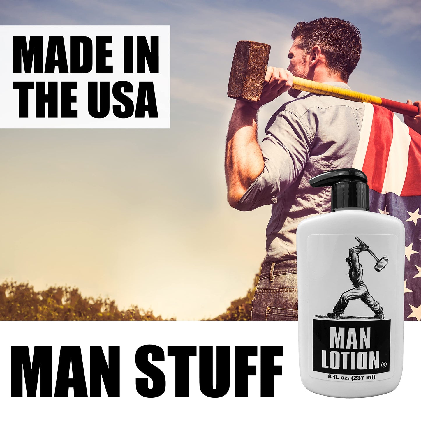 Men's Hand, Face, and Body Lotion