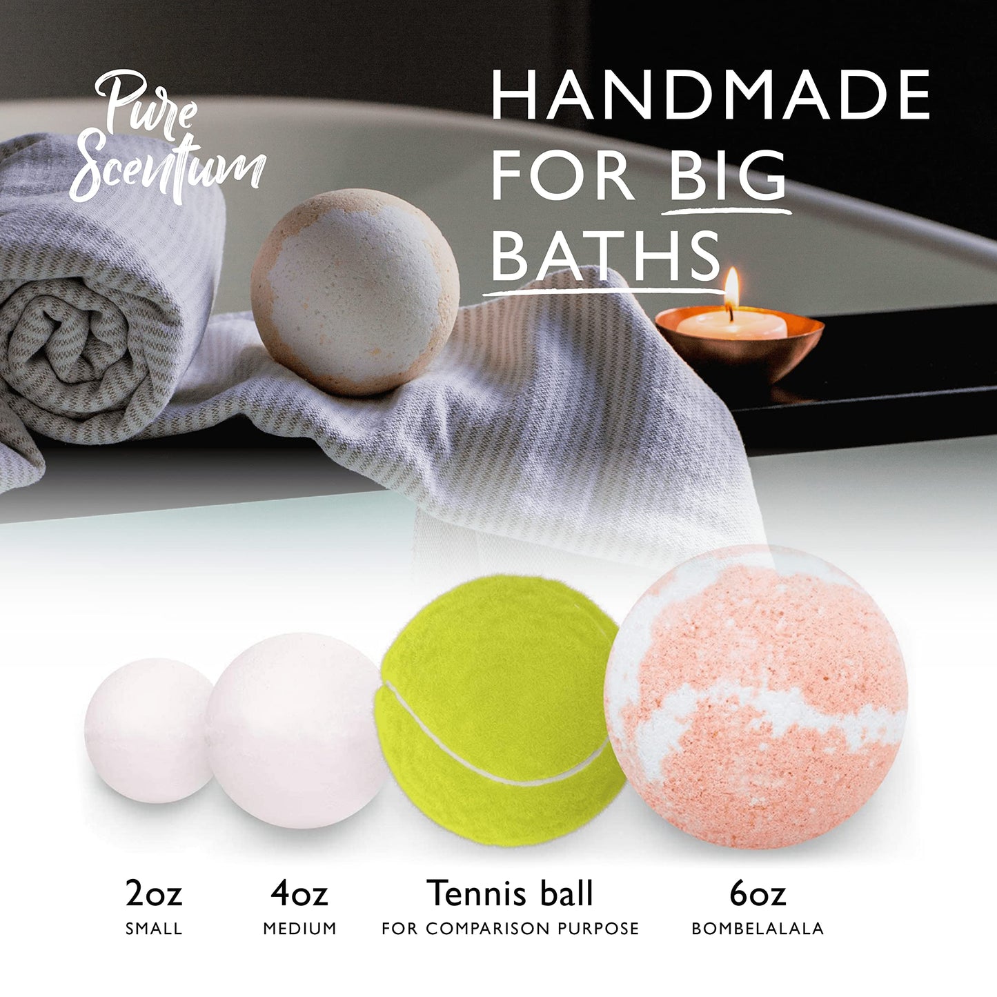 Extra Large Vegan Bath Bombs Gift Set
