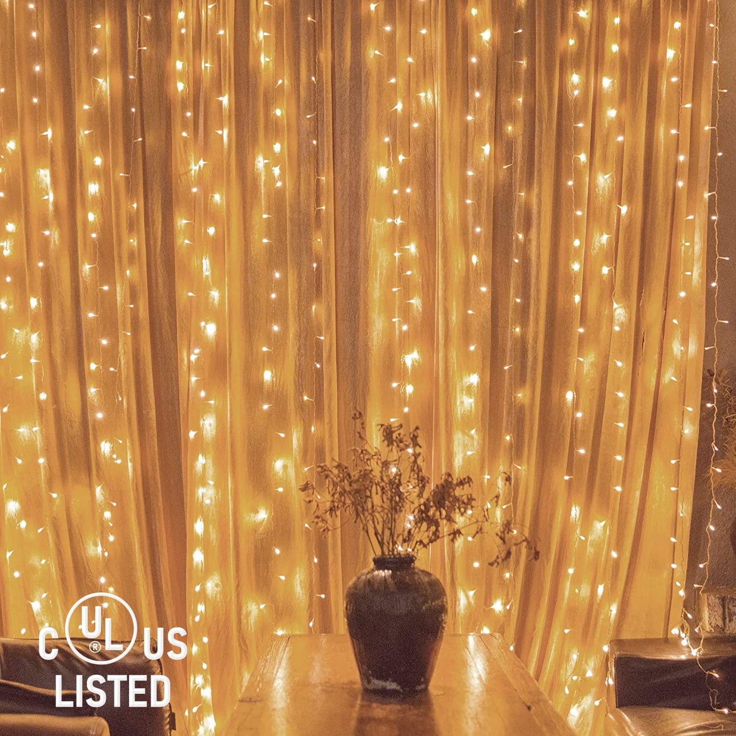Twinkle Star LED Curtain Lights