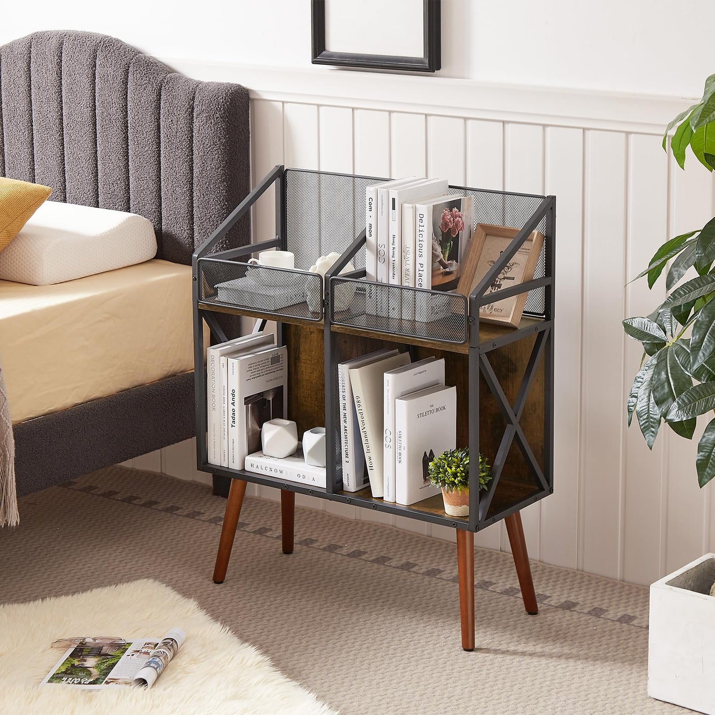 Vinyl Record Storage Holder Rack