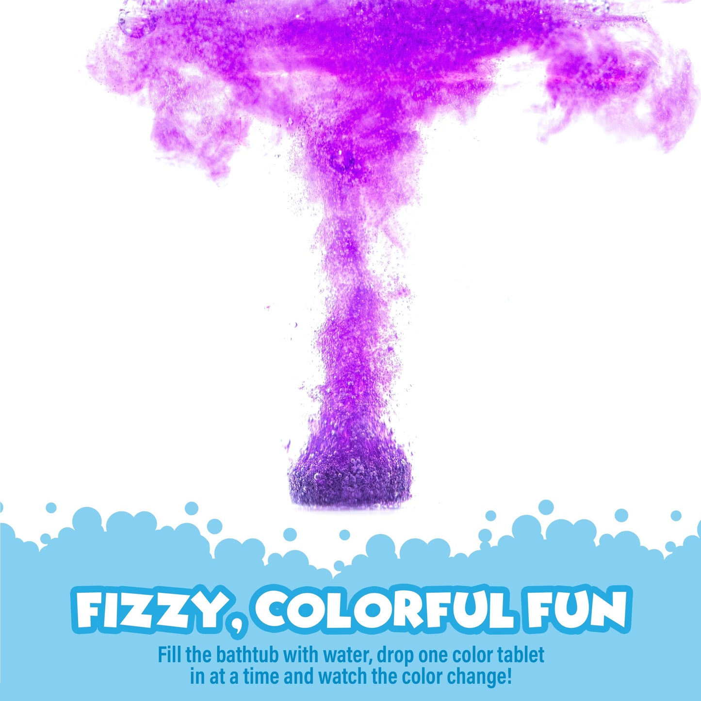 Bath Color Fizzies for Kids