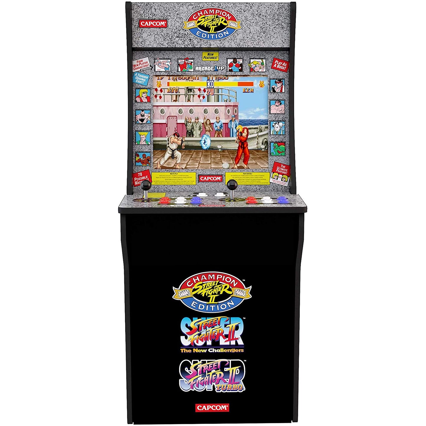 Arcade1Up Street Fighter - Classic 3-in-1 Home Arcade
