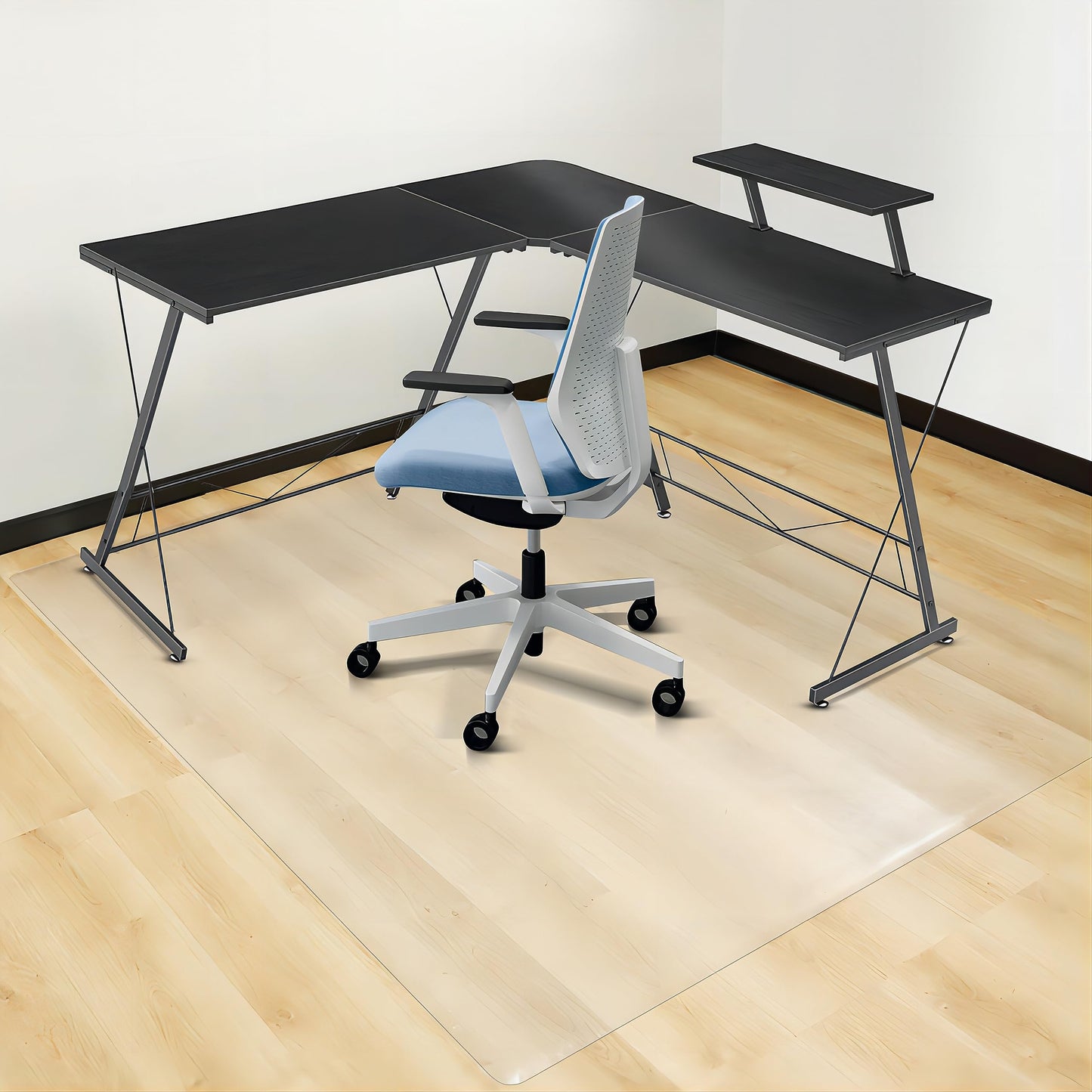 Clear Vinyl Chair Mat for Hard Floors