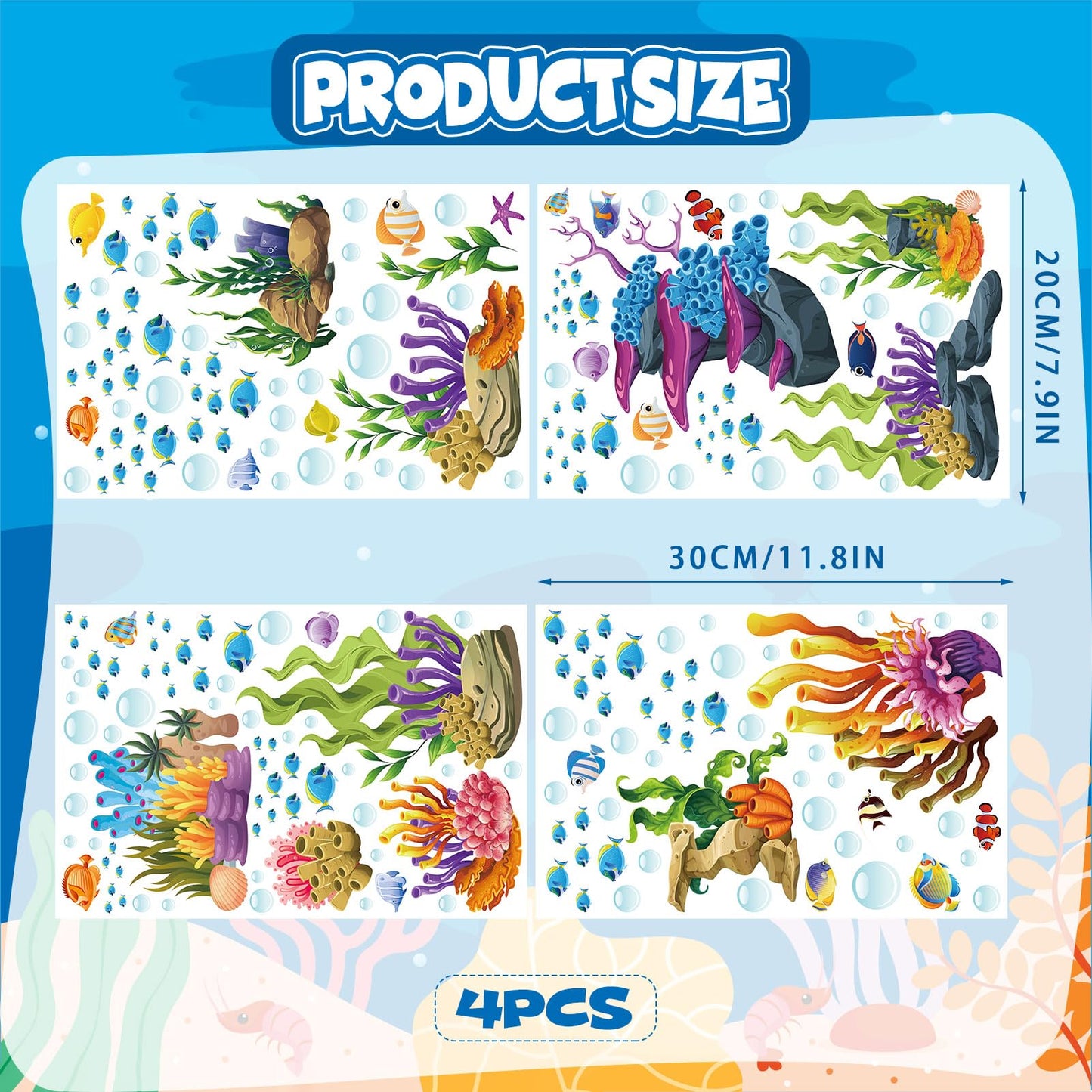 Under The Sea Wall Decals - Glow in The Dark