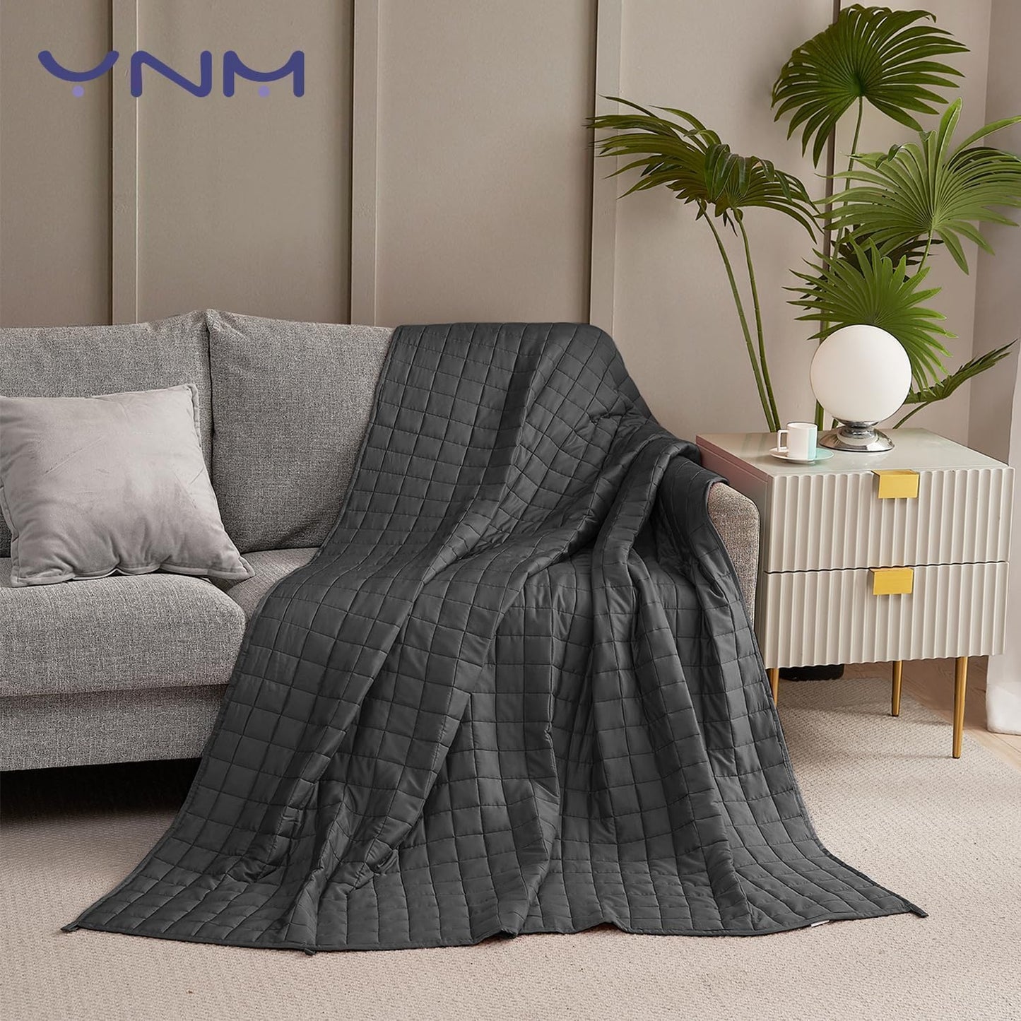 Weighted Blanket with Glass Beads