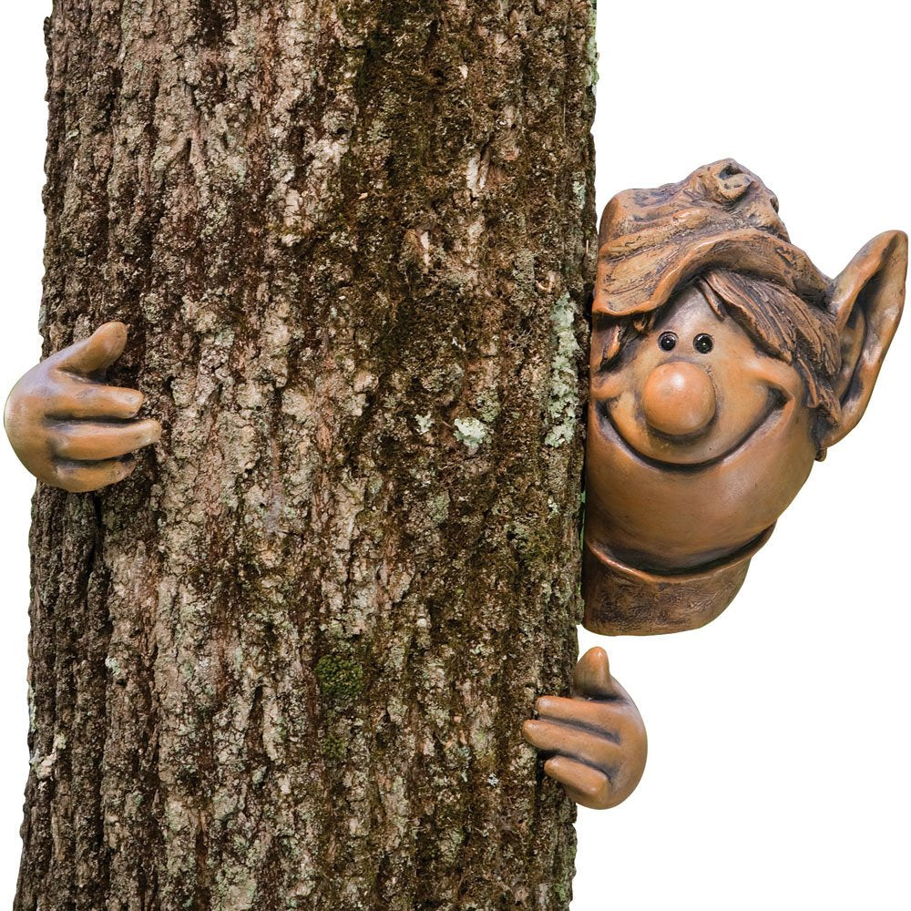 Elf Tree Hugger Yard Decoration