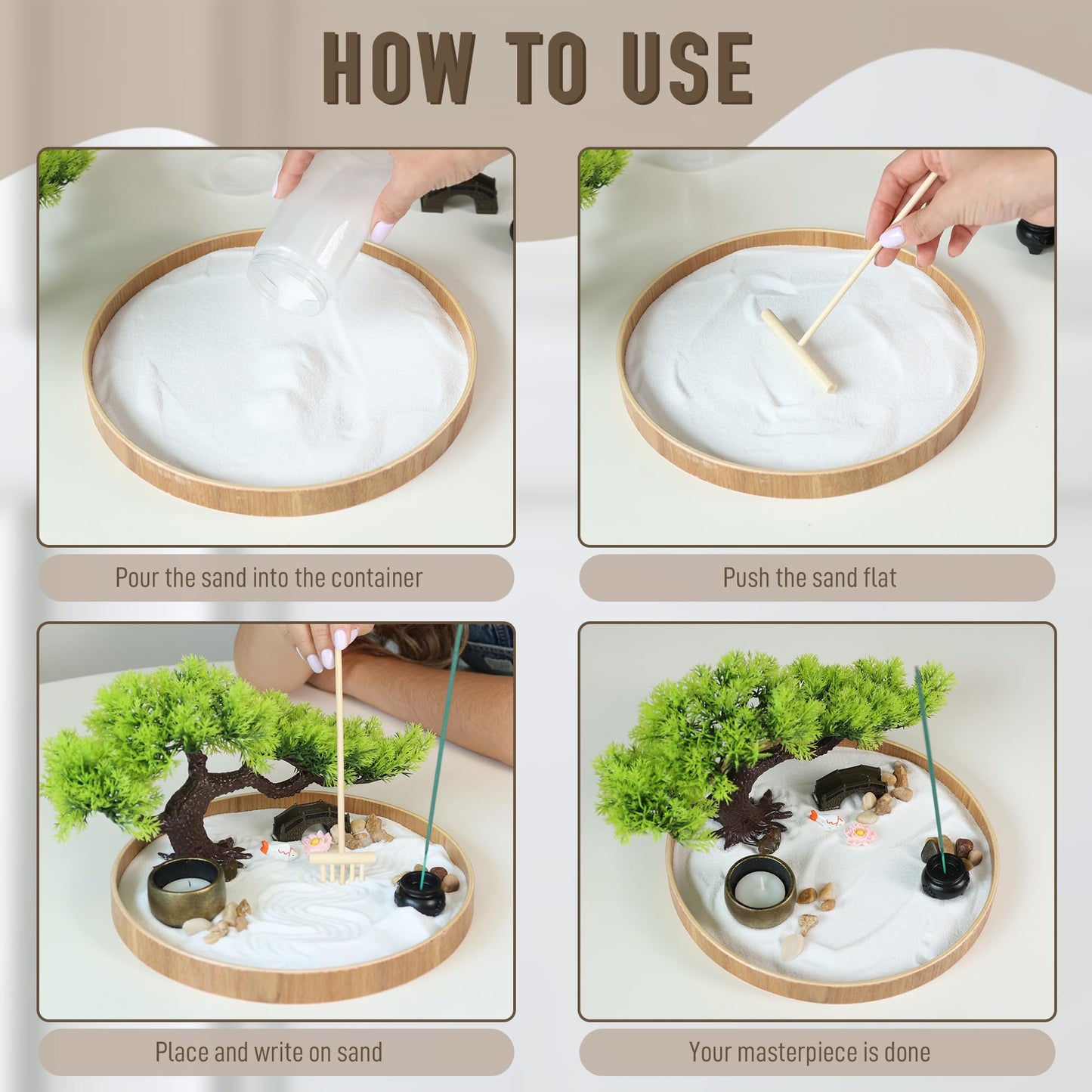 Japanese Zen Garden for Desk