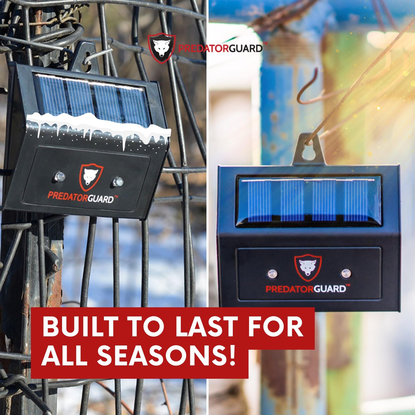 Solar Predator Deterrent Light - Nocturnal Animal Repeller