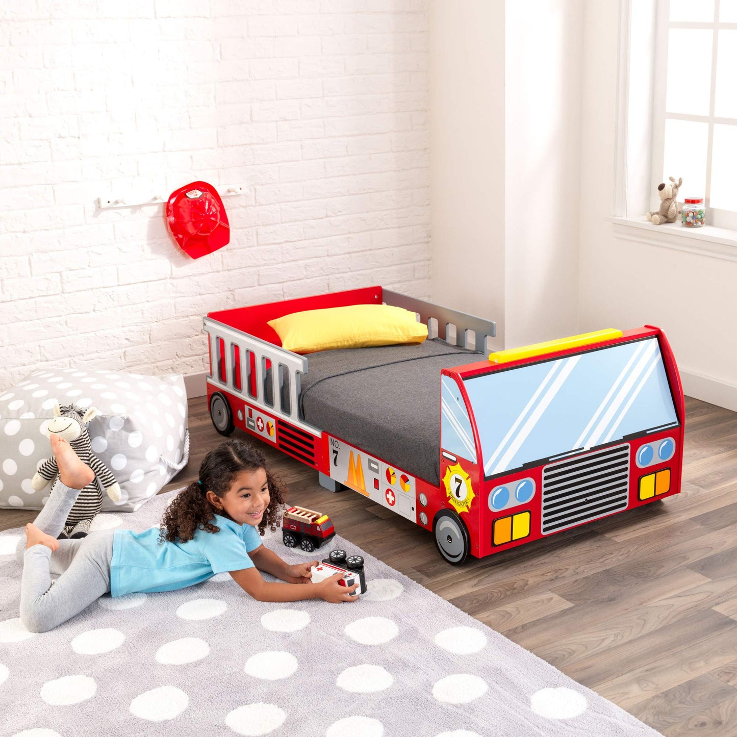 Fire Truck Toddler Bed