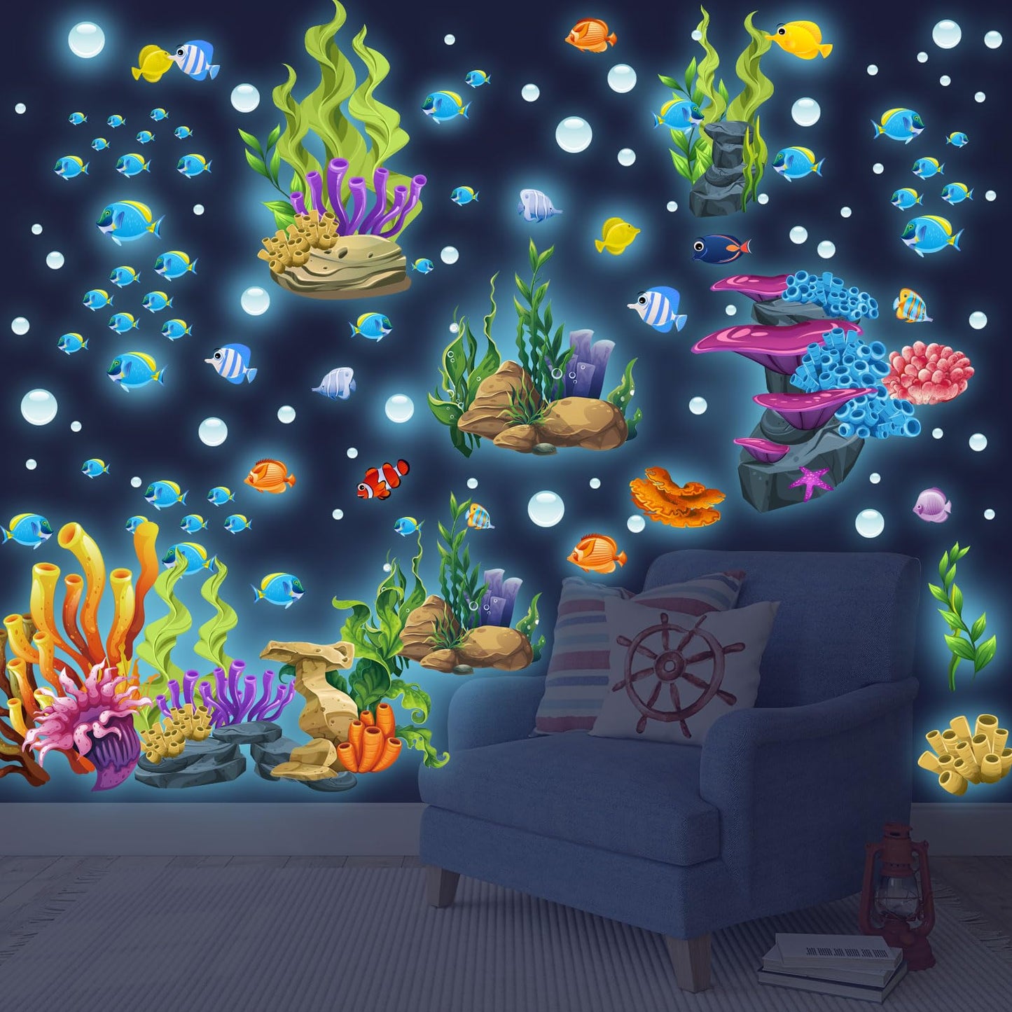 Under The Sea Wall Decals - Glow in The Dark