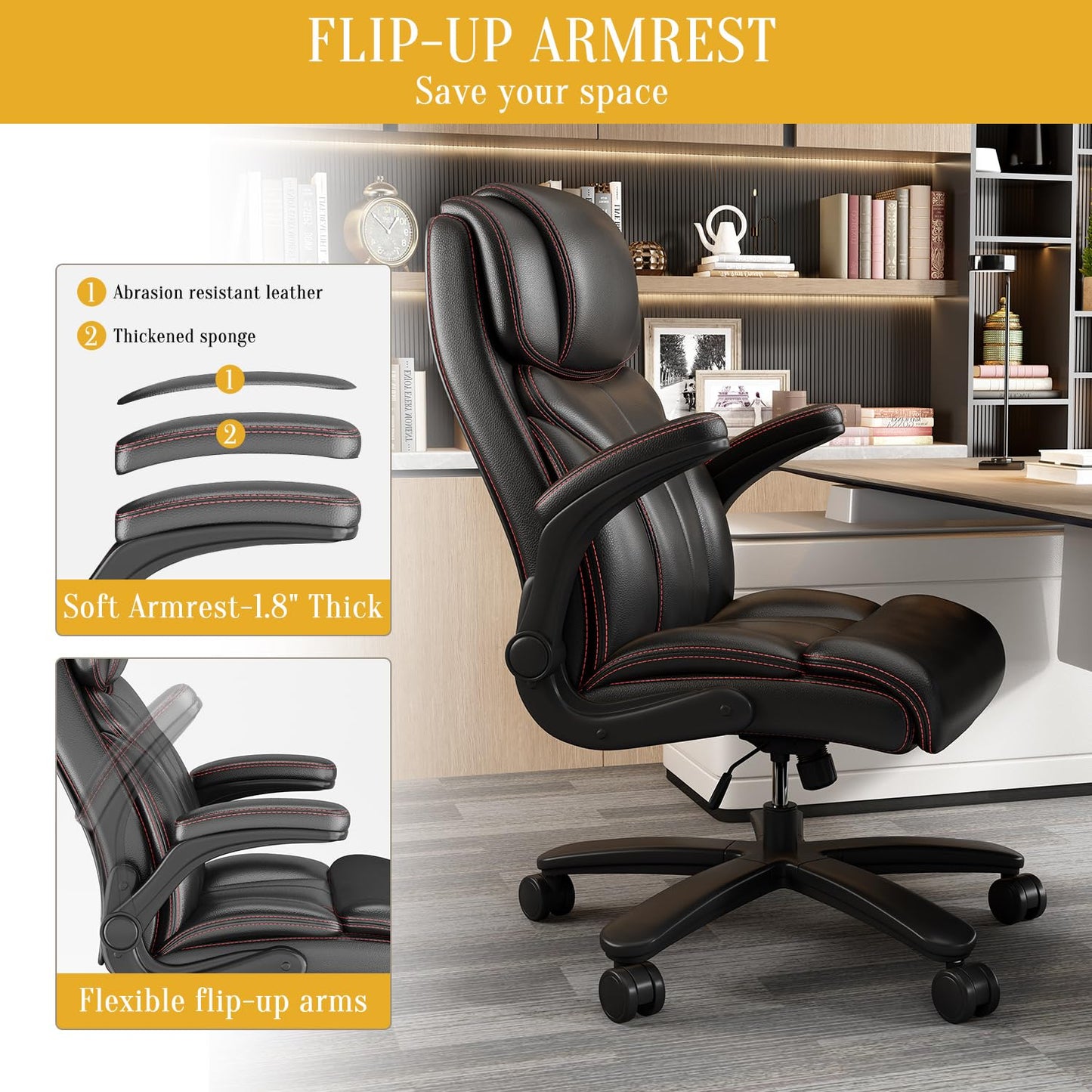 Executive Faux Leather Office Chair