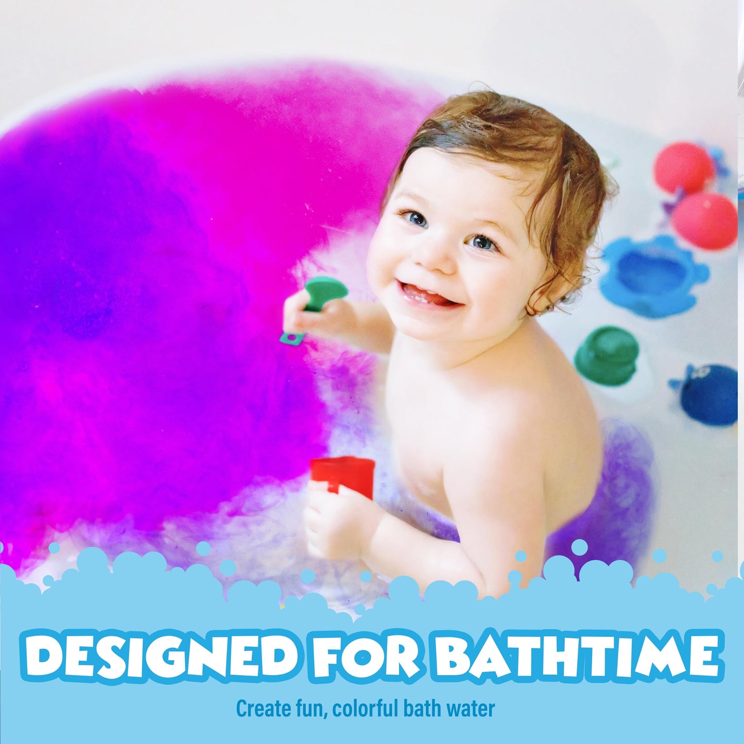 Bath Color Fizzies for Kids