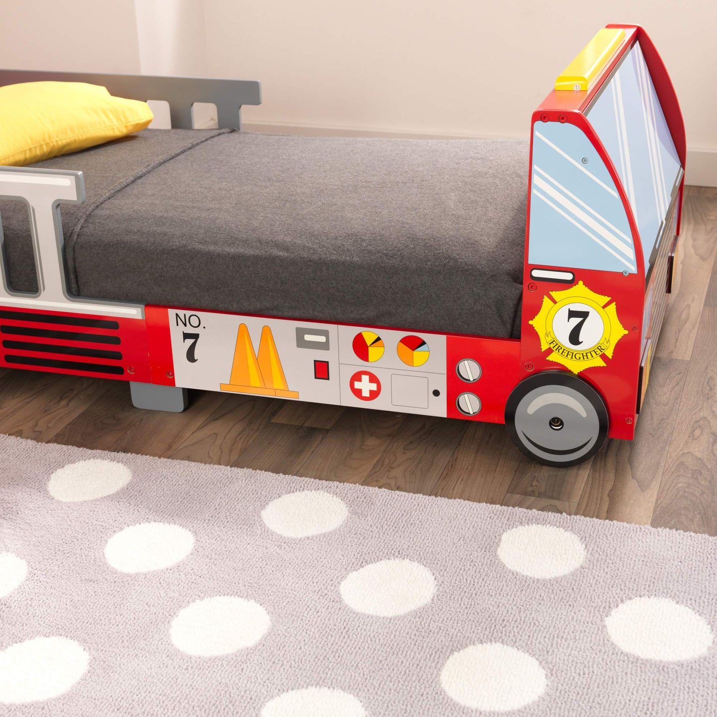 Fire Truck Toddler Bed