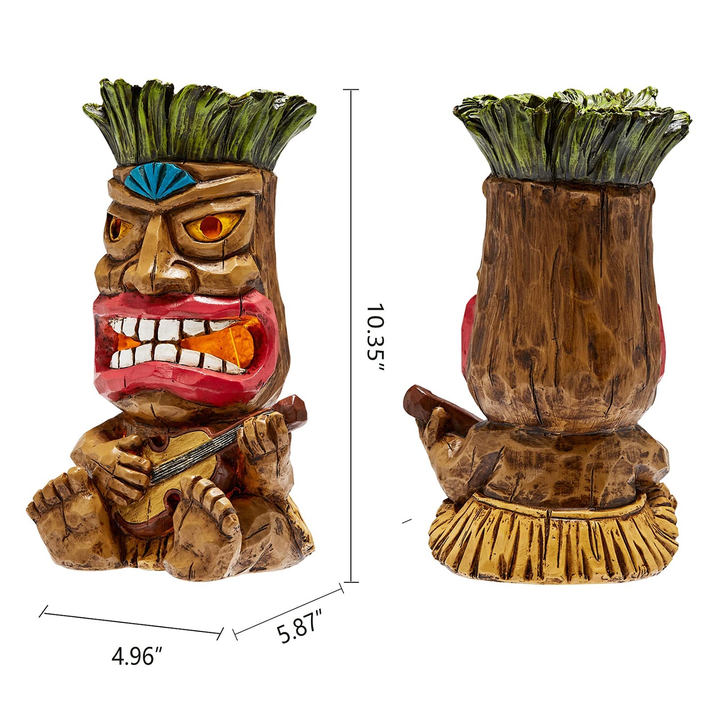 Solar Guitar Tiki Statue
