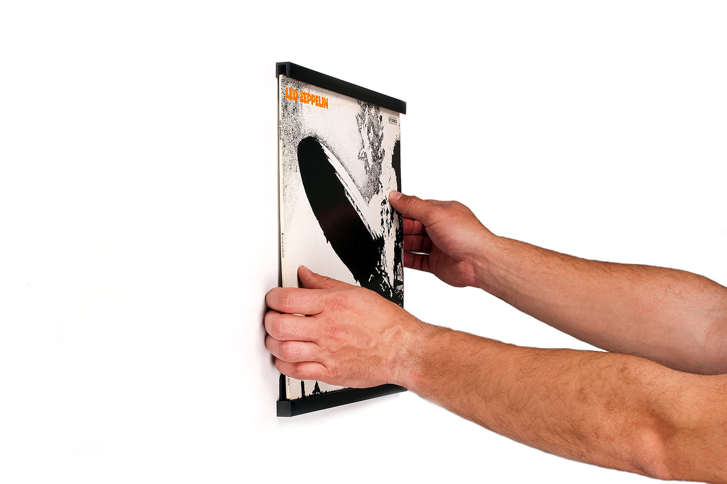 Records On Walls: Vinyl Record Frame - Black