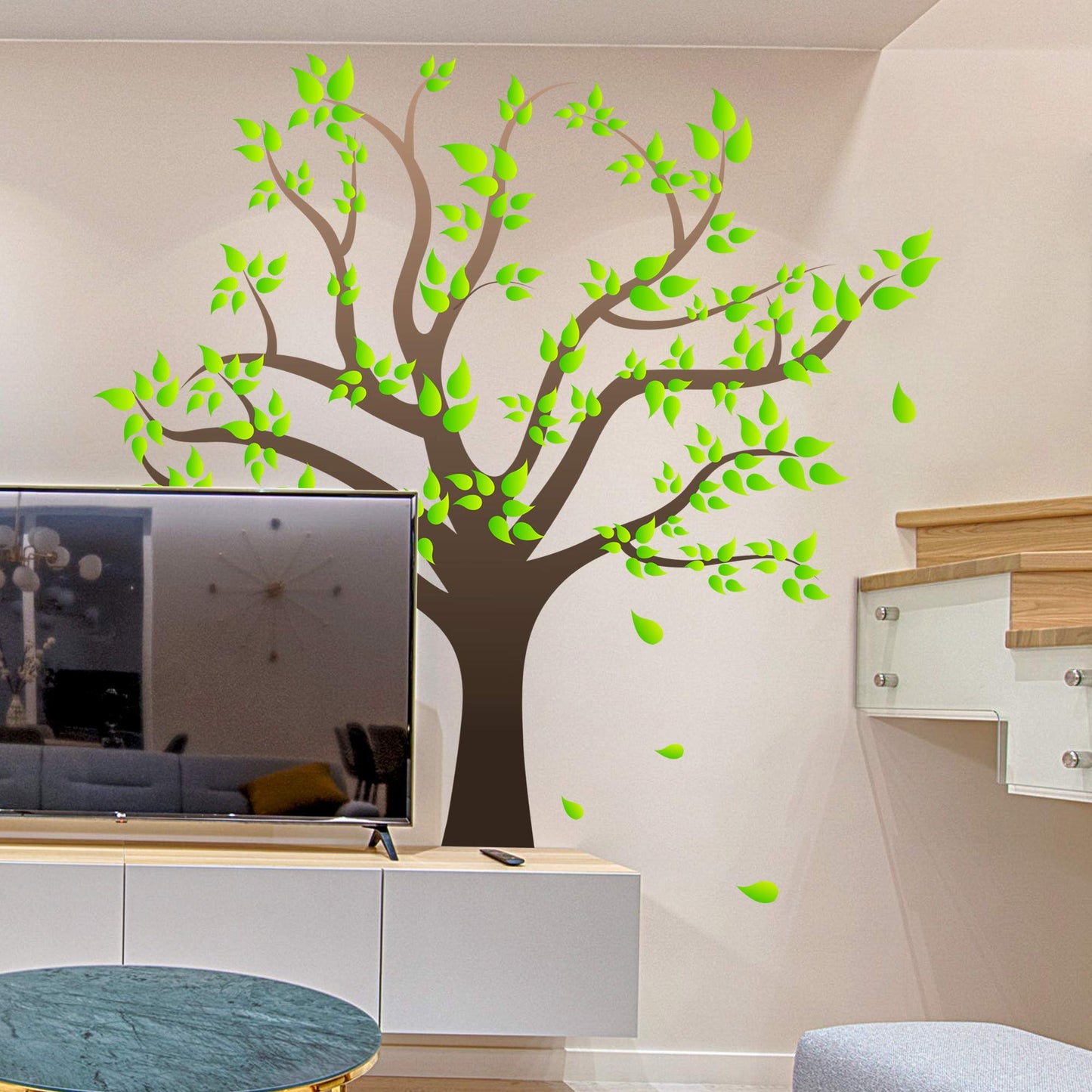 3D Green Tree Wall Stickers