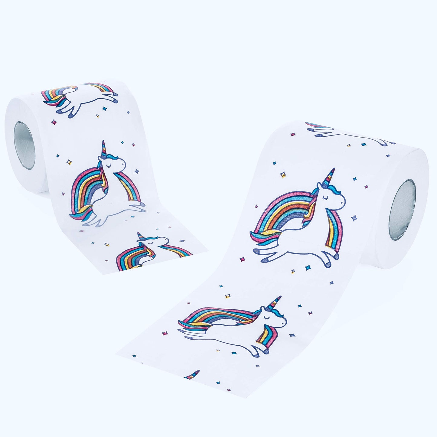 Rainbow Unicorn Funny Toilet Paper - 2 Rolls