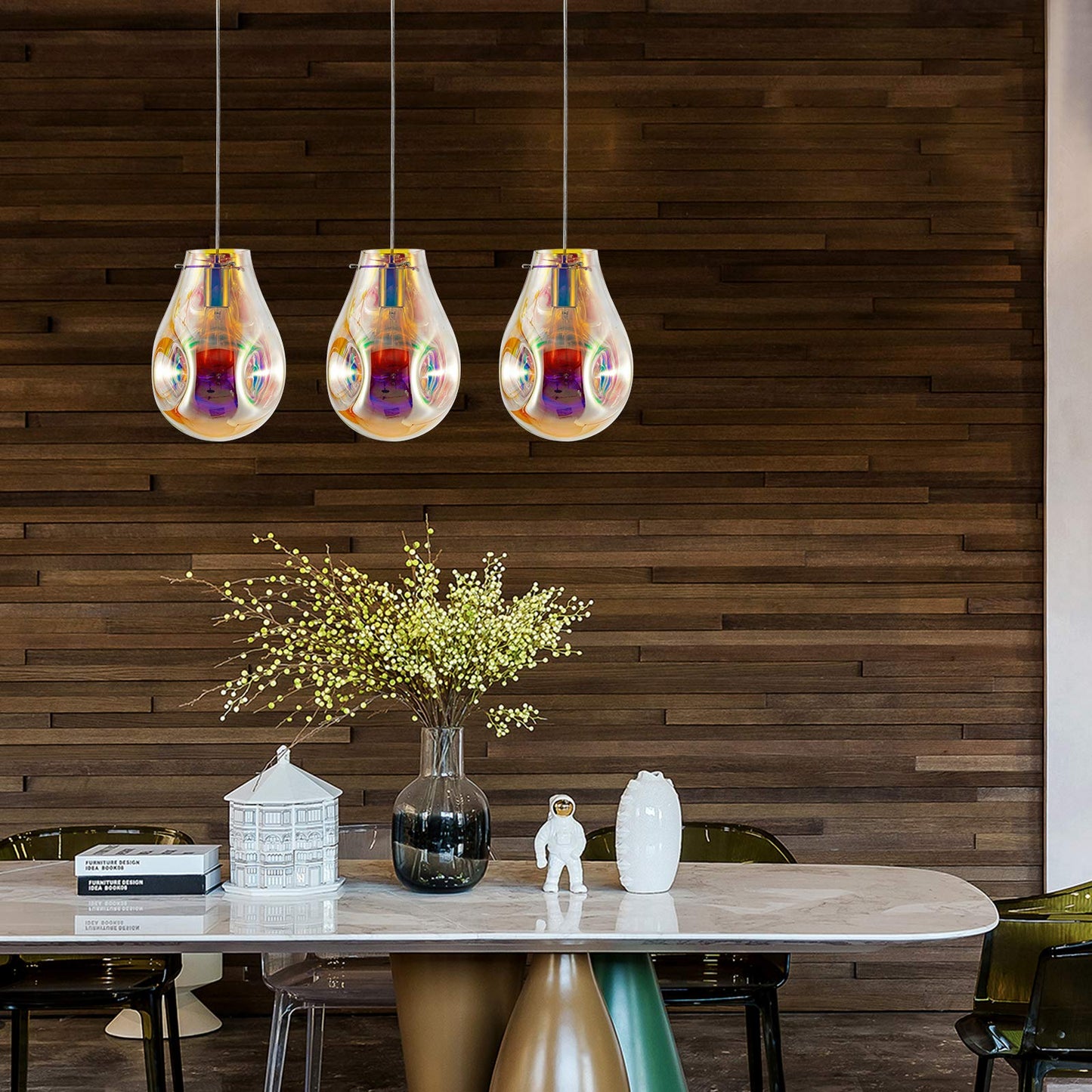 Colorful Glass Pendant Light