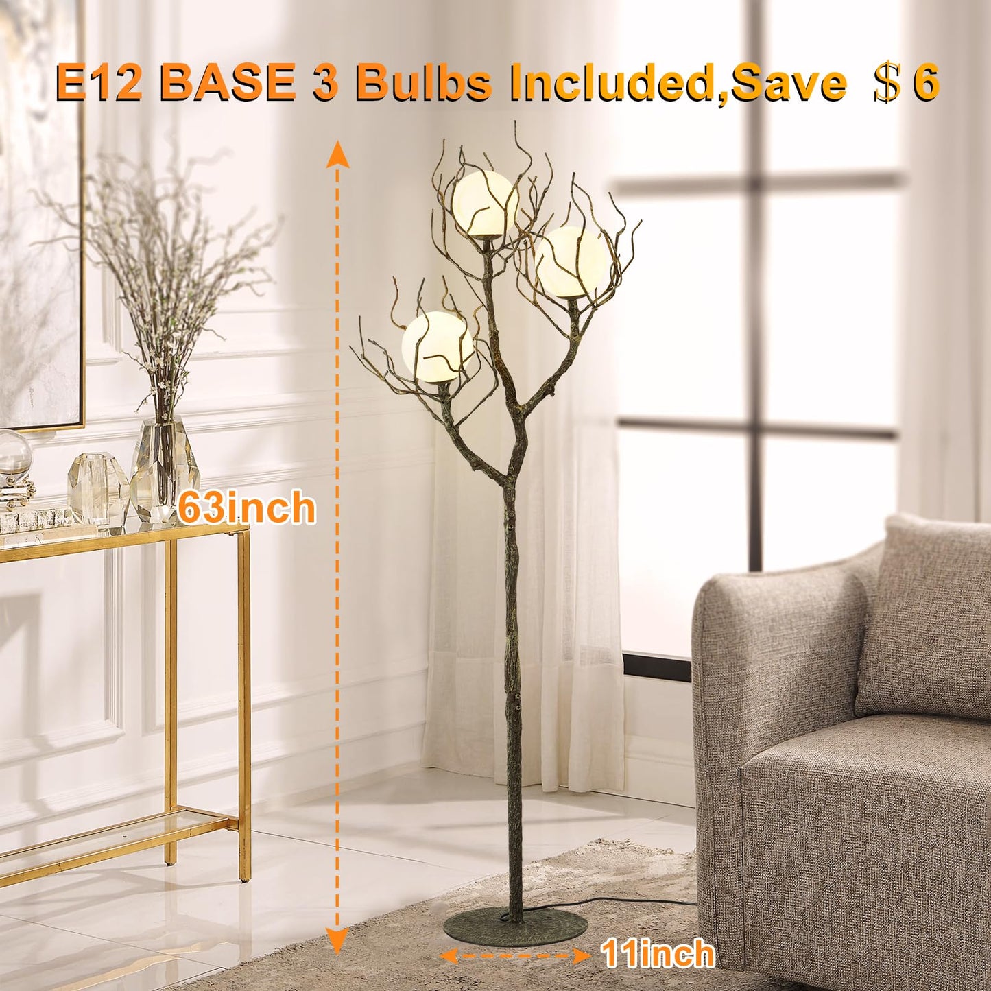 eccuslon Nordic Elegance Floor Lamp