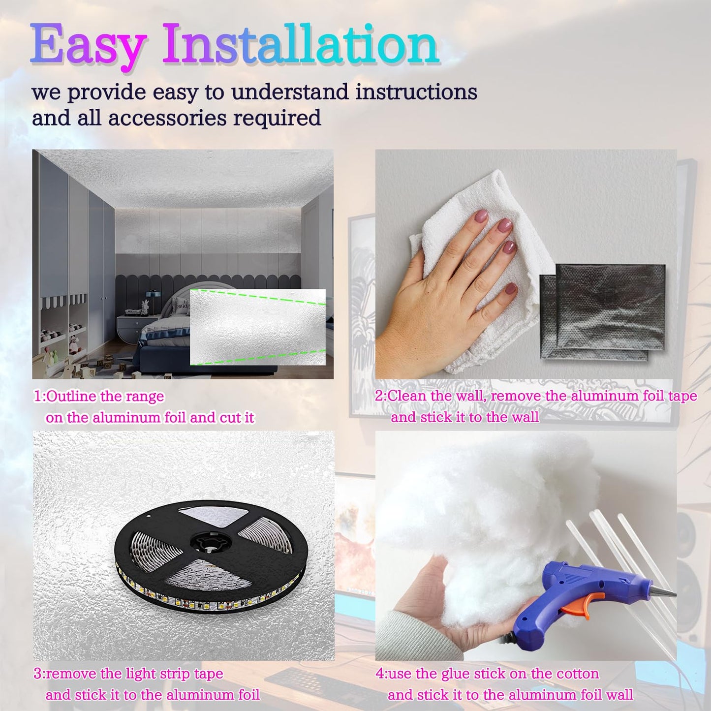 New Cloud Light - 3D Thundercloud LED Night Light