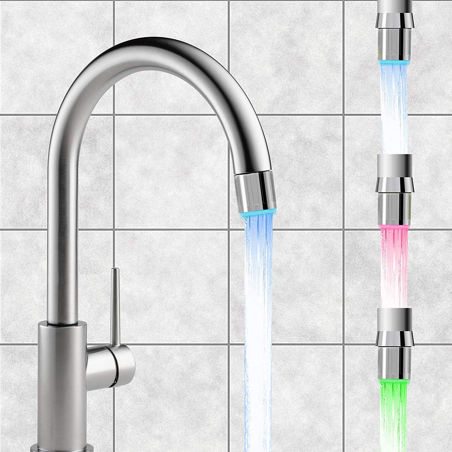 Color Changing Faucet Light